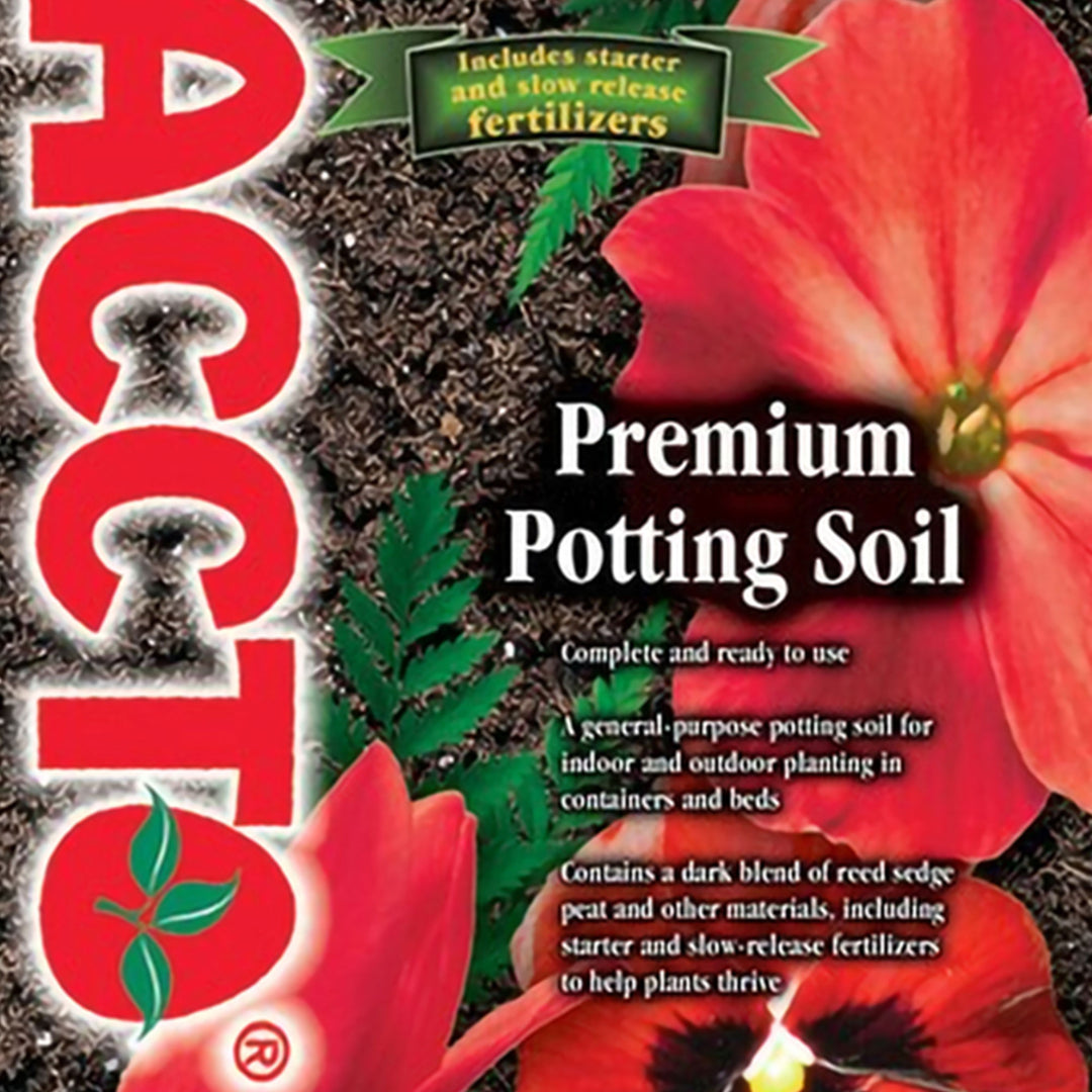 Michigan Peat All Purpose Premium Potting Soil w Perlite Fertilizer, 50 lb - VMInnovations