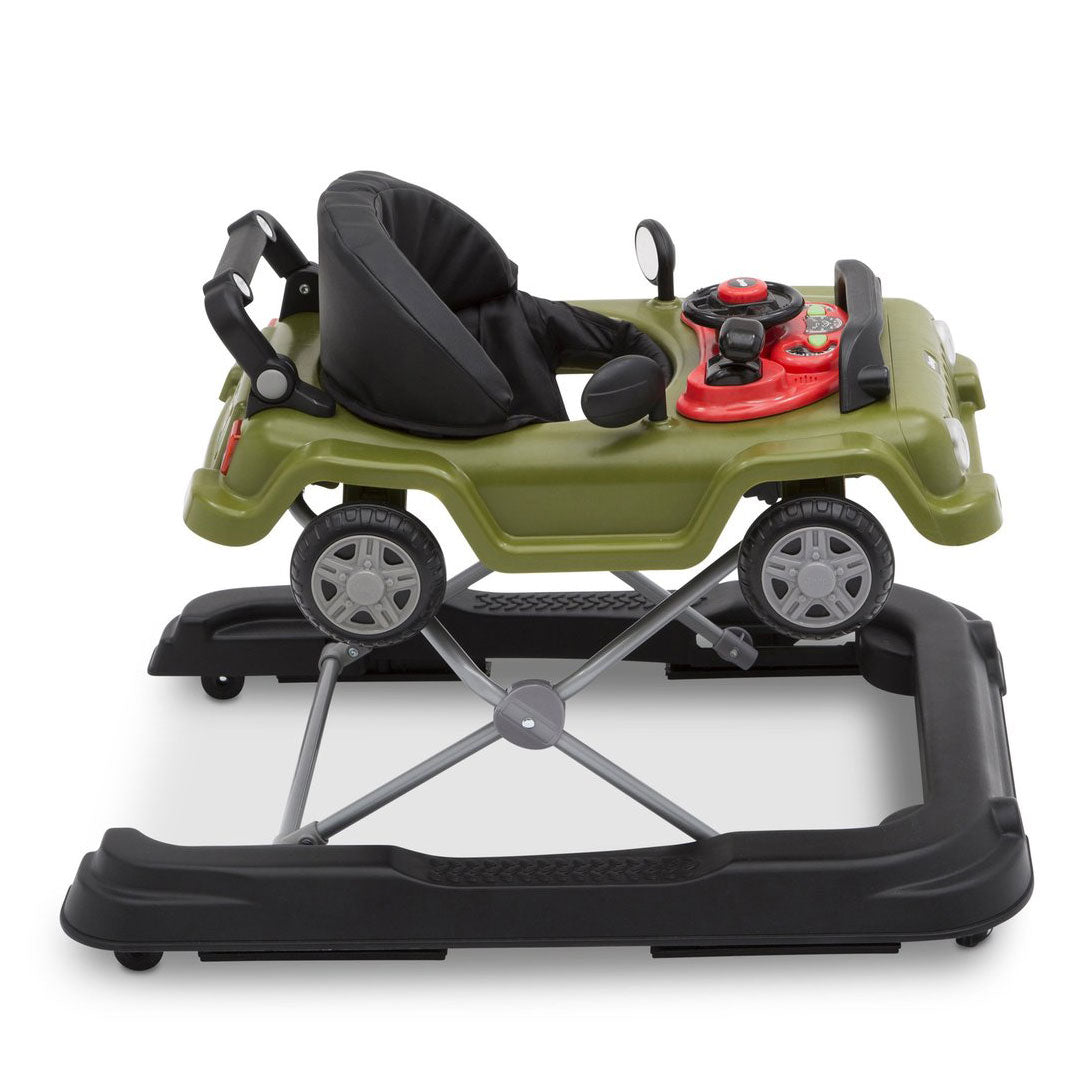 Jeep Classic Wrangler 3 in 1 Activity Baby Walker & Toy Car, Green (Open Box)
