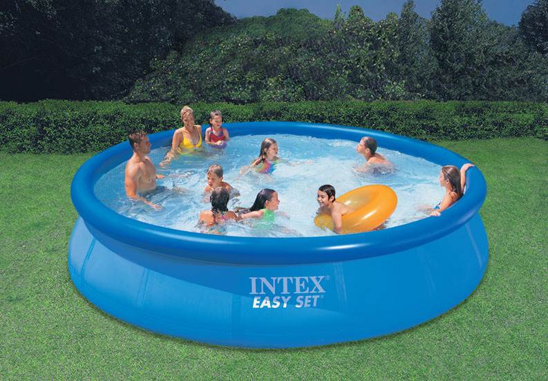 Intex 15' x 36" Easy Set Above Ground Swimming Pool | 28160E - Missing Box