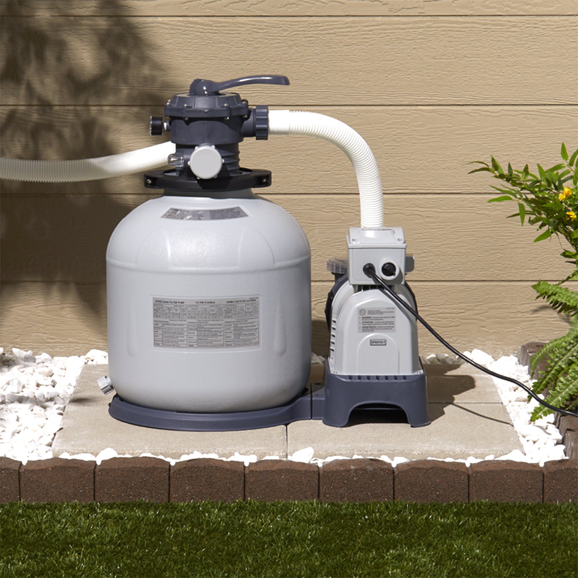 Intex 28651EG Krystal Clear 3000 GPH Above Ground Swimming Pool Sand Filter Pump