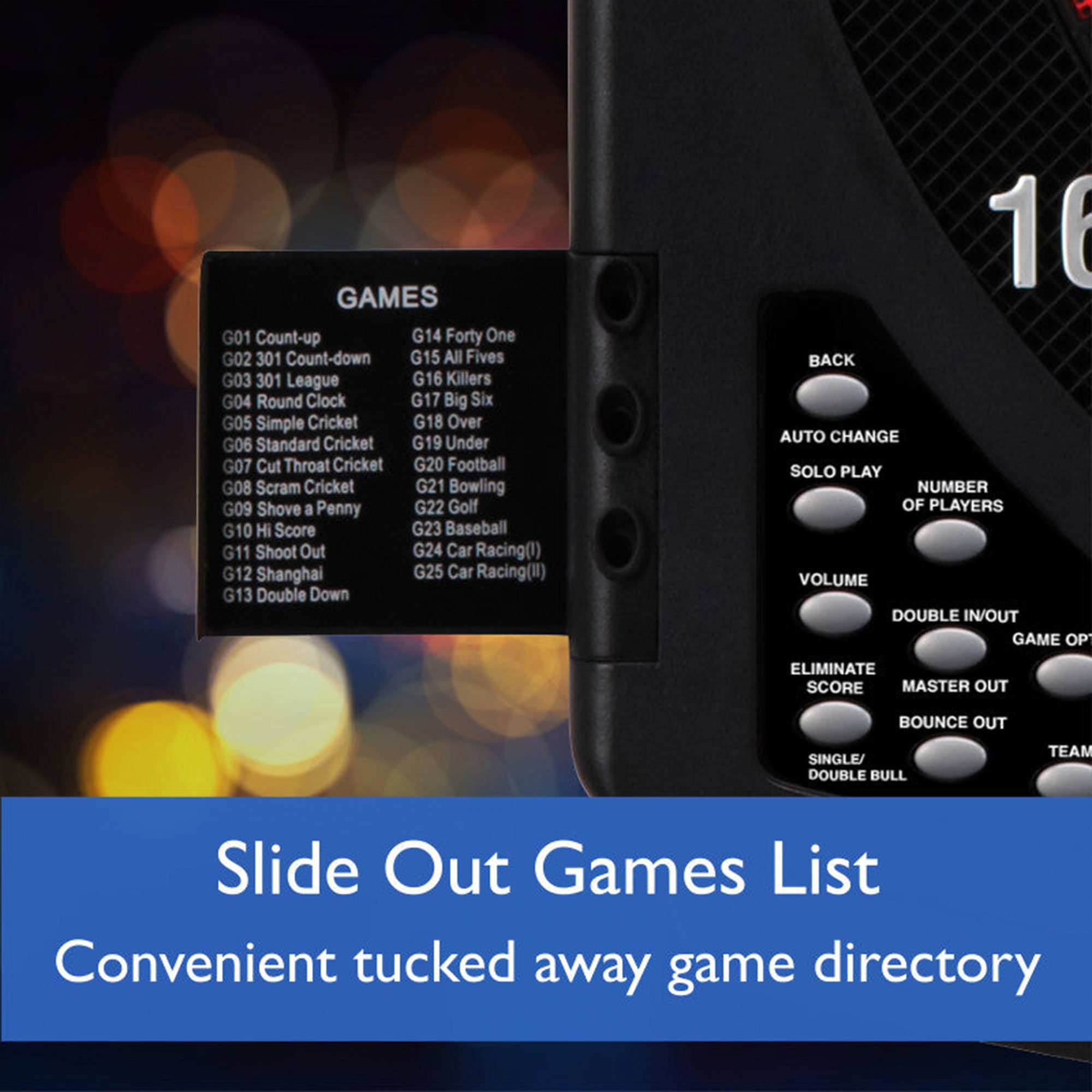 GLD VIPER SOLAR BLAST Electronic Dart Board with 43 Games (Open Box)
