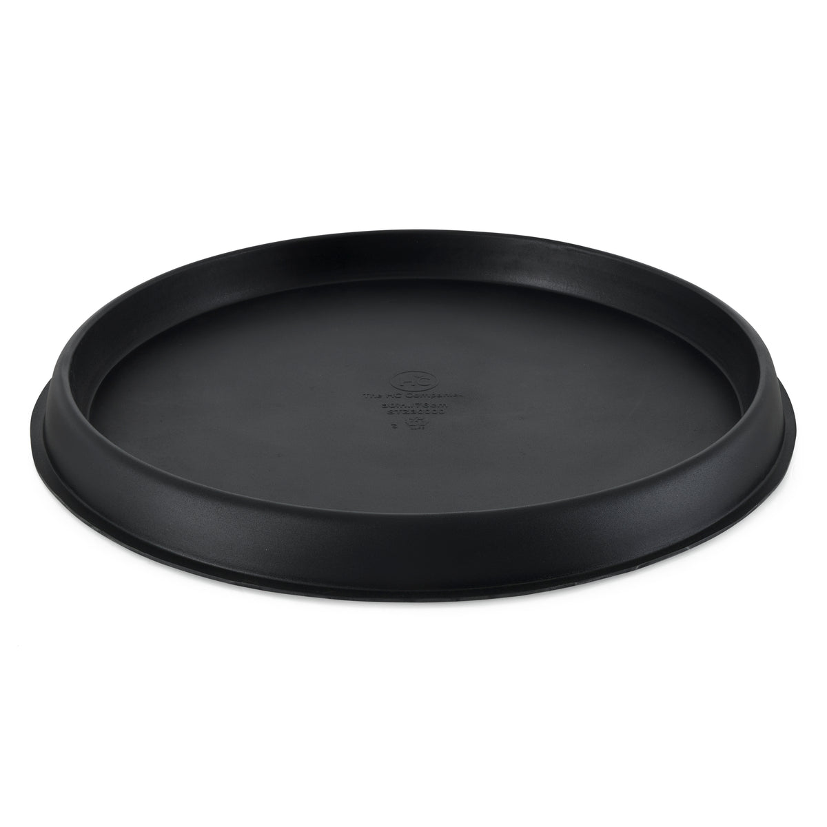 HC Companies Terrazzo Indoor or Outdoor 23.4 In Saucer for 30 In Planters, Black