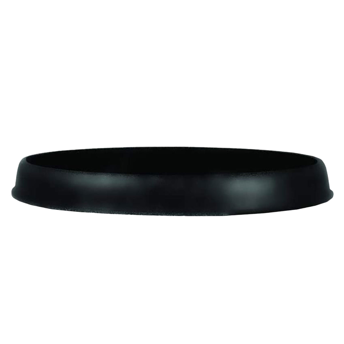 HC Companies Terrazzo Round Saucer for 36 Inch Planter, Black (Open Box)