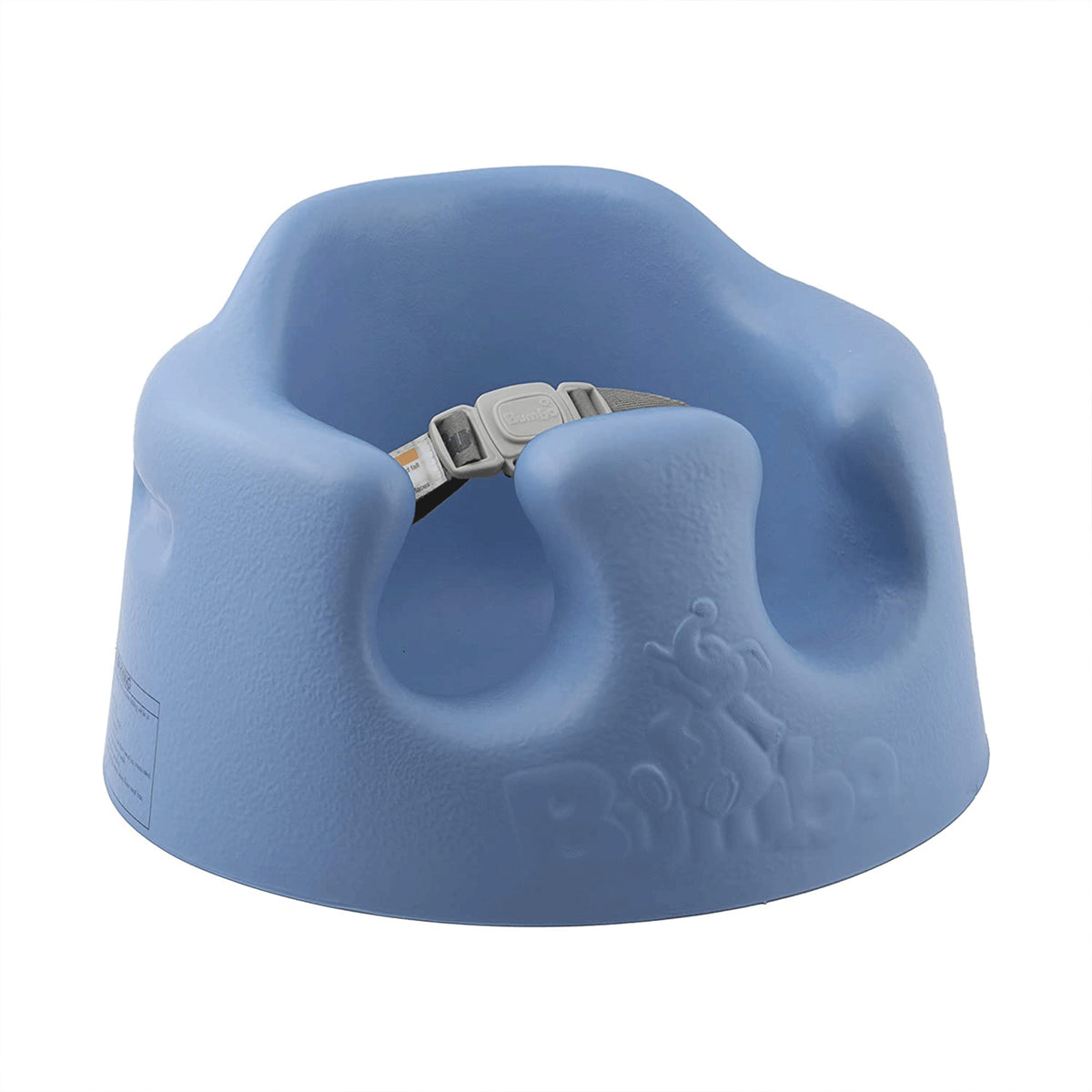 Bumbo Baby Soft Foam Wide Floor Seat w/3 Point Adjustable Harness, 2 Pack, Blue - VMInnovations