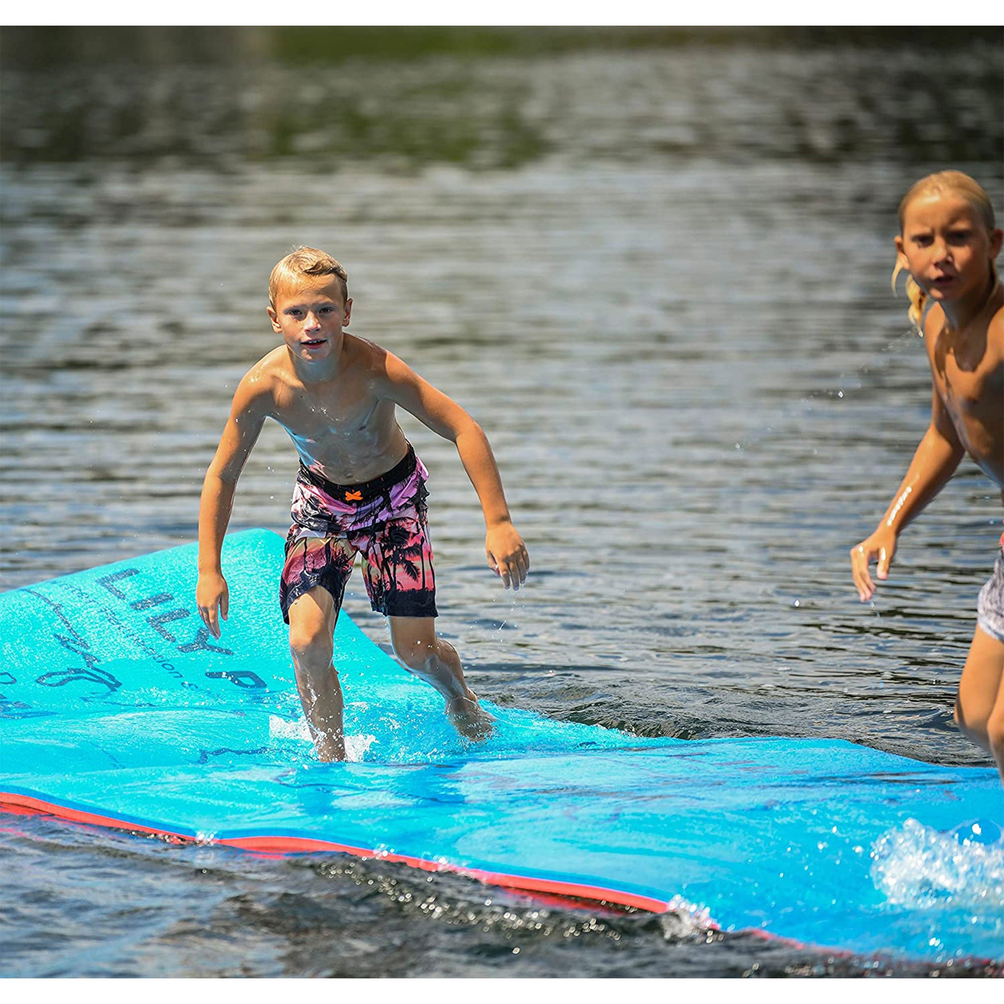 Aqua Lily Pad 20' All American 2 Layer Water Playground Foam Island (Open Box) - VMInnovations