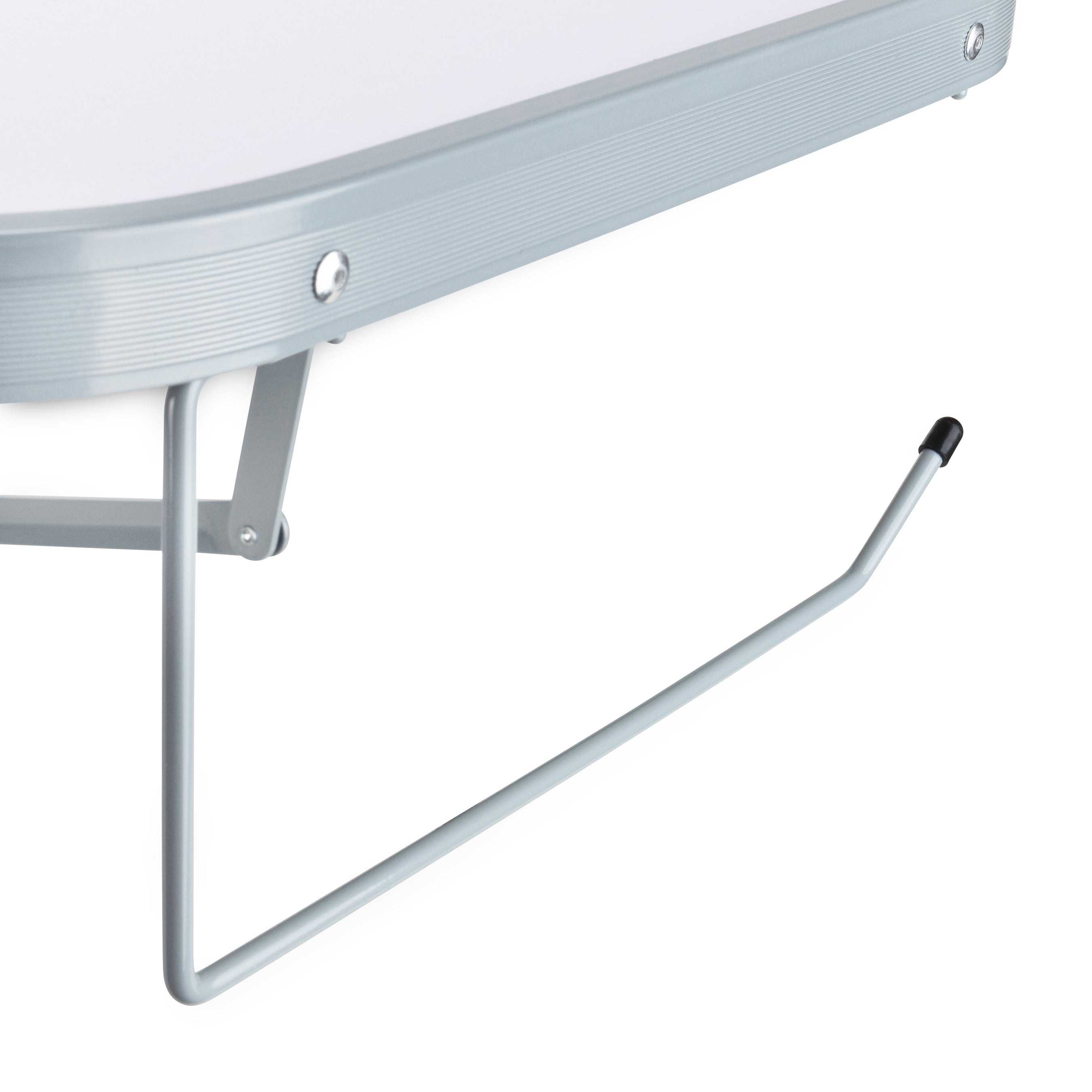 Camco Deluxe Folding Outdoor Steel Grill Table with Side Tables, Hooks, and Case - VMInnovations