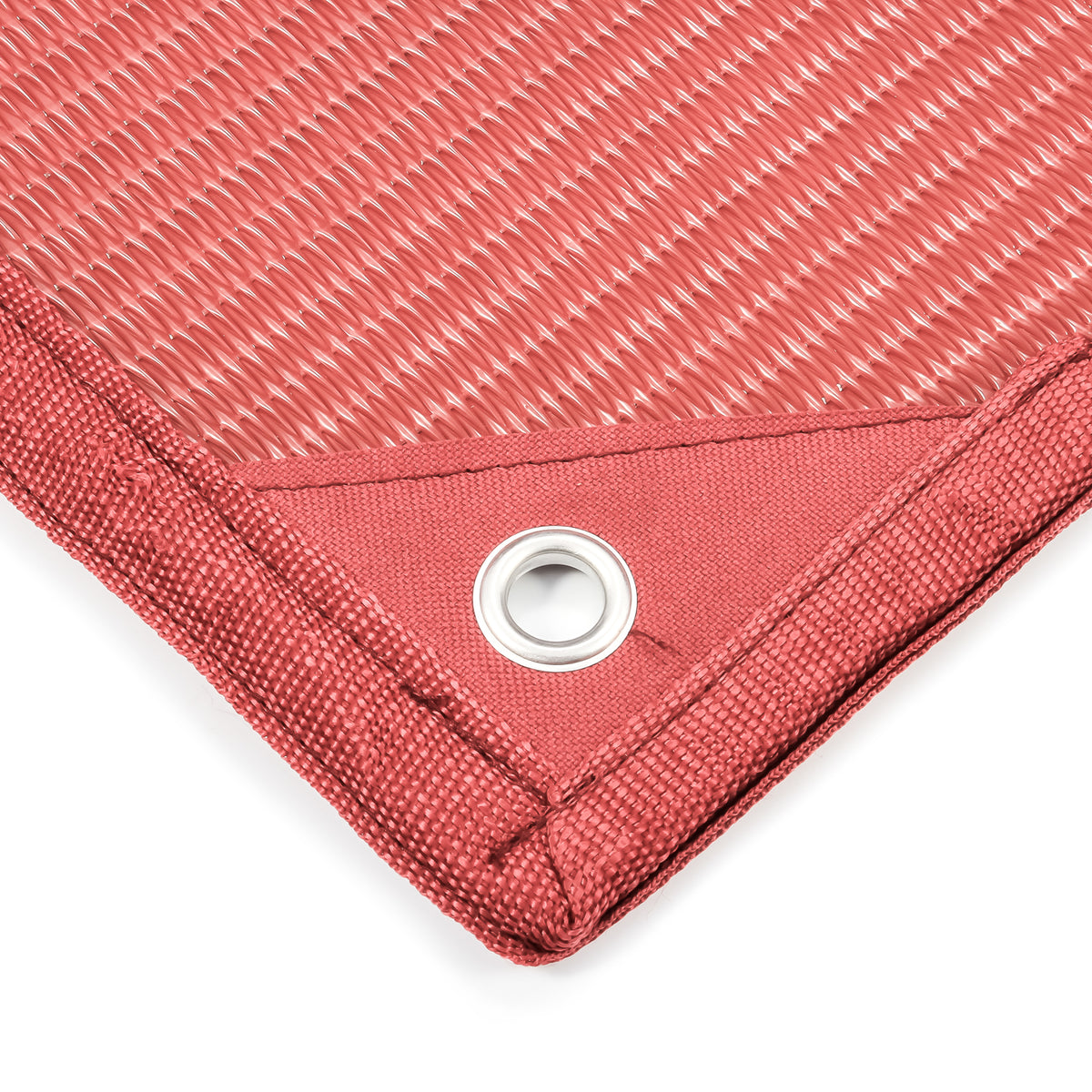 Camco 42882 Reversible 6 Foot by 9 Foot Outdoor RV Awning Leisure Mat, Burgundy