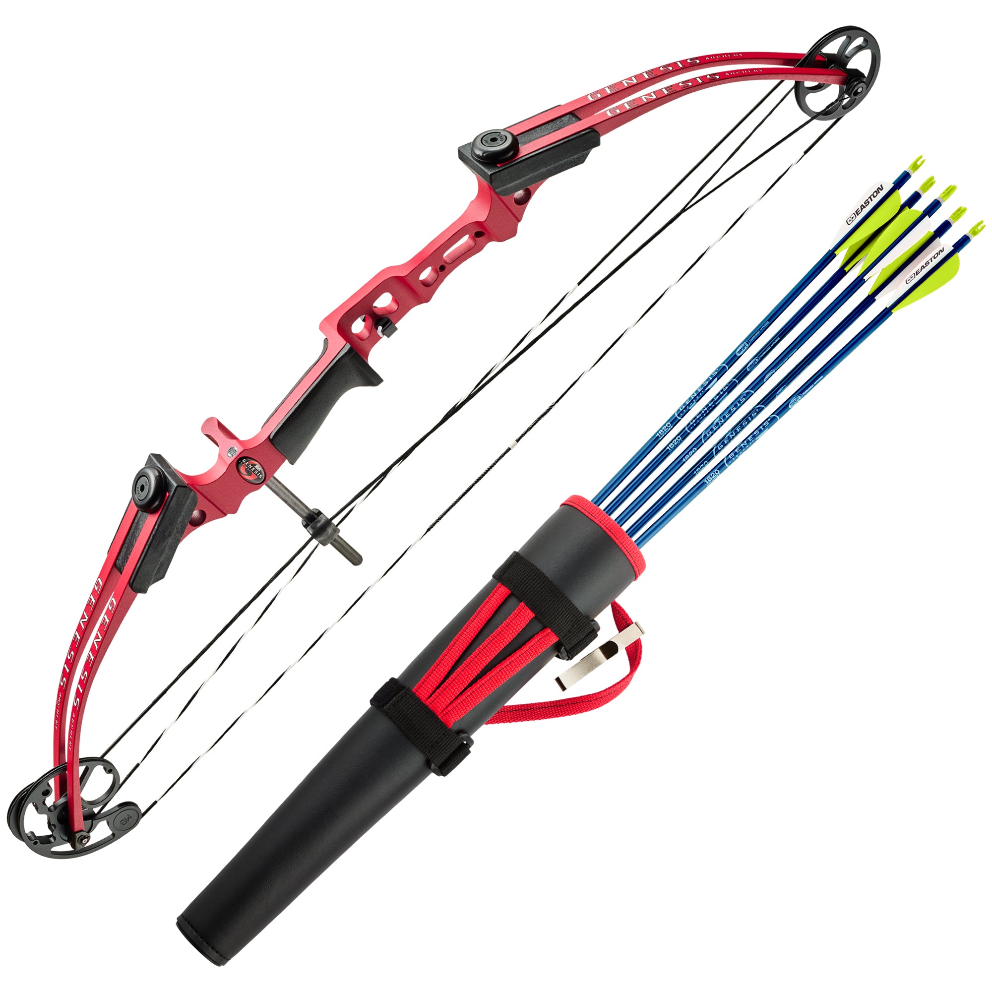 Genesis Archery Mini Genesis Compound Target Practice Bow Kit, Right Hand (Used) - VMInnovations