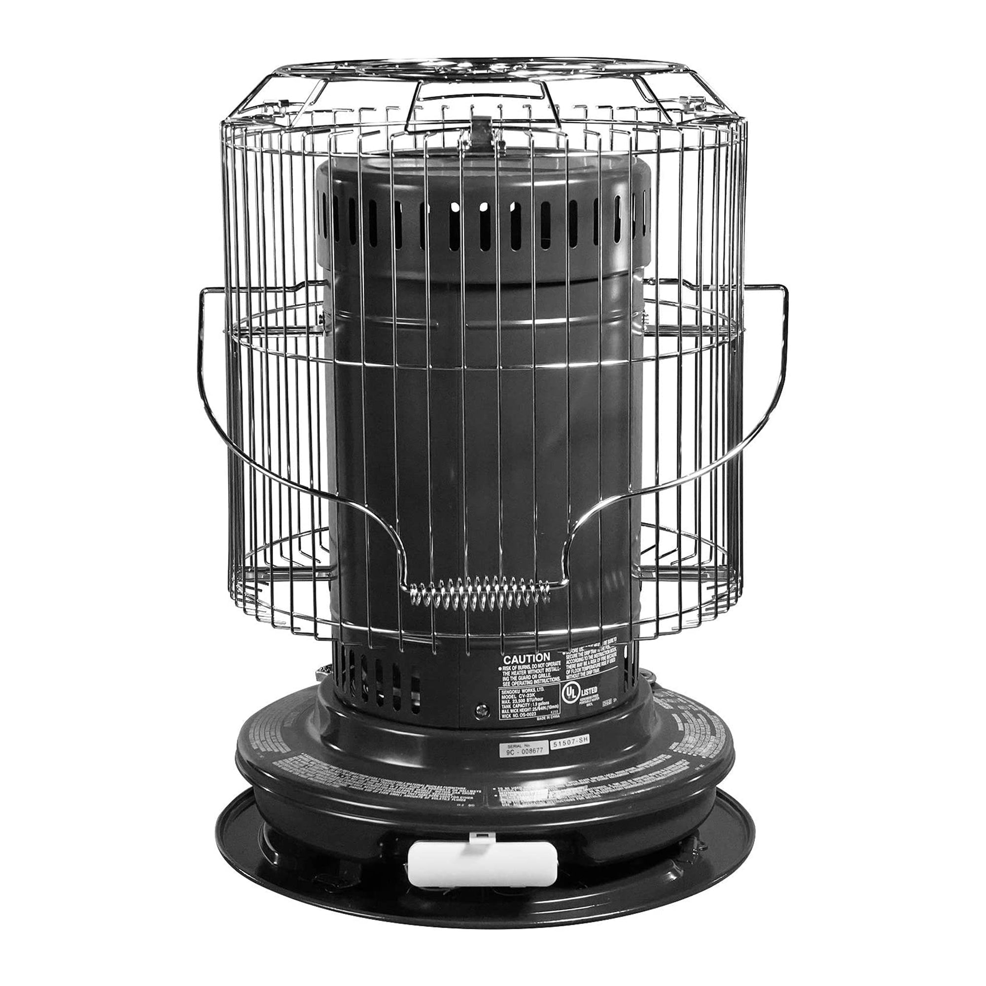 Sengoku KeroHeat Portable Convection Kerosene Heater 23,500 BTU, Black (Used) - VMInnovations