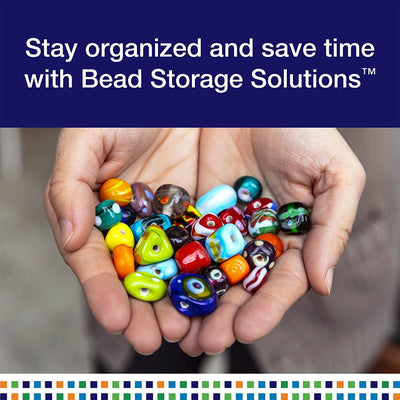 Elizabeth Ward Bead Storage Solutions 8 Piece Craft Storage Containers (3 Pack)