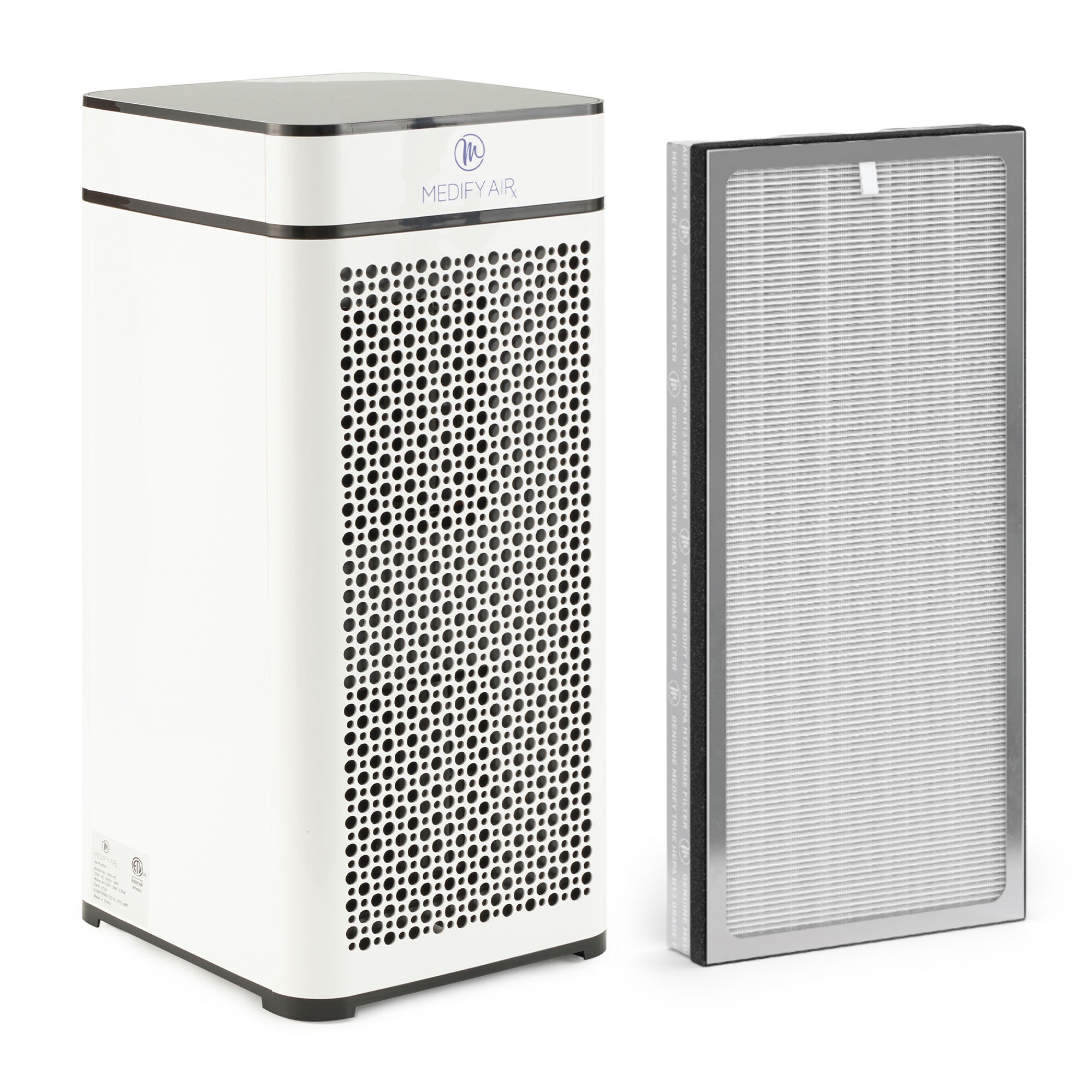 Medify Air MA-40-W1 Tower Room Air Purifier w/ H13 HEPA Replacement Air Filter - VMInnovations