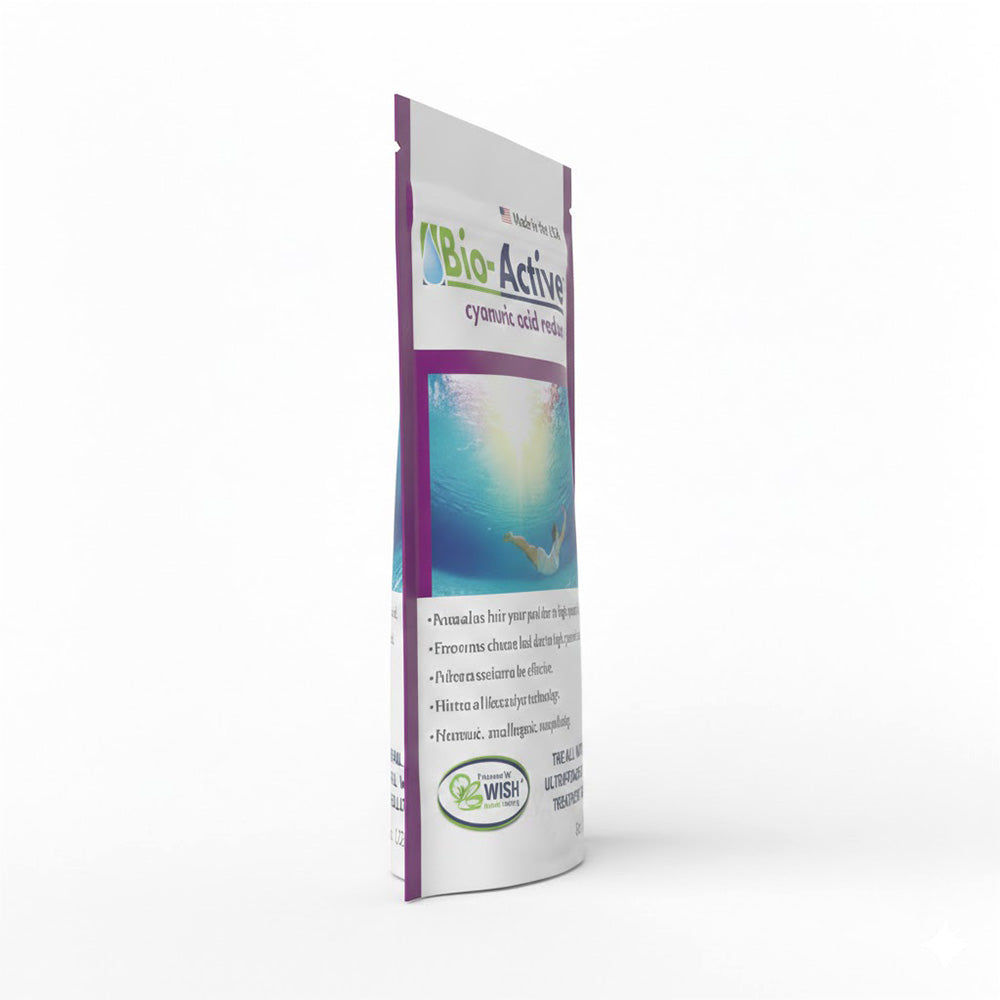 Bio-Active Non Polluting Cyanuric Acid Reducer Powder for Swimming Pools, 8 Oz - VMInnovations