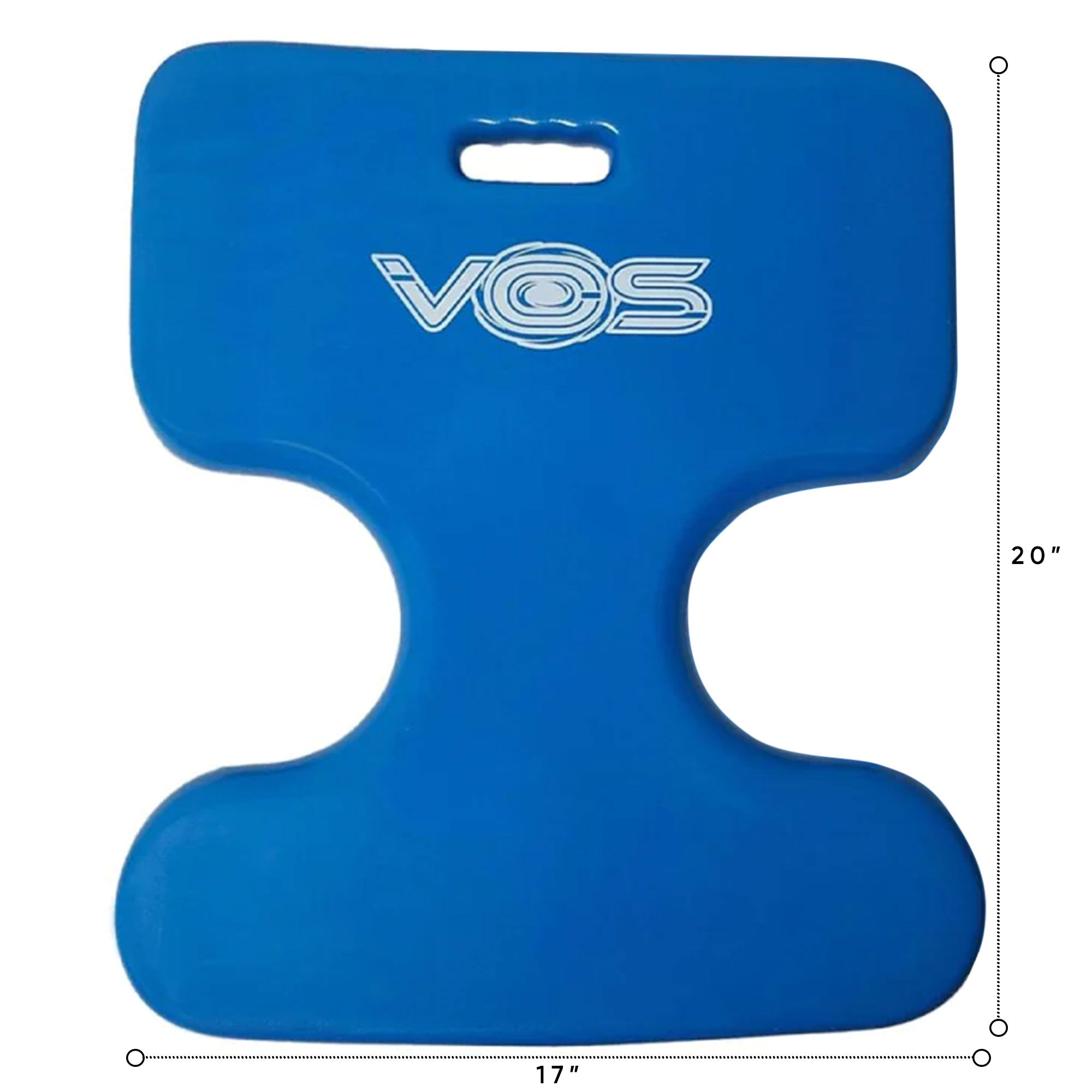 Vos Oasis Water Saddle Pool Float for Adults & Kids, Capri Blue (Open Box) - VMInnovations
