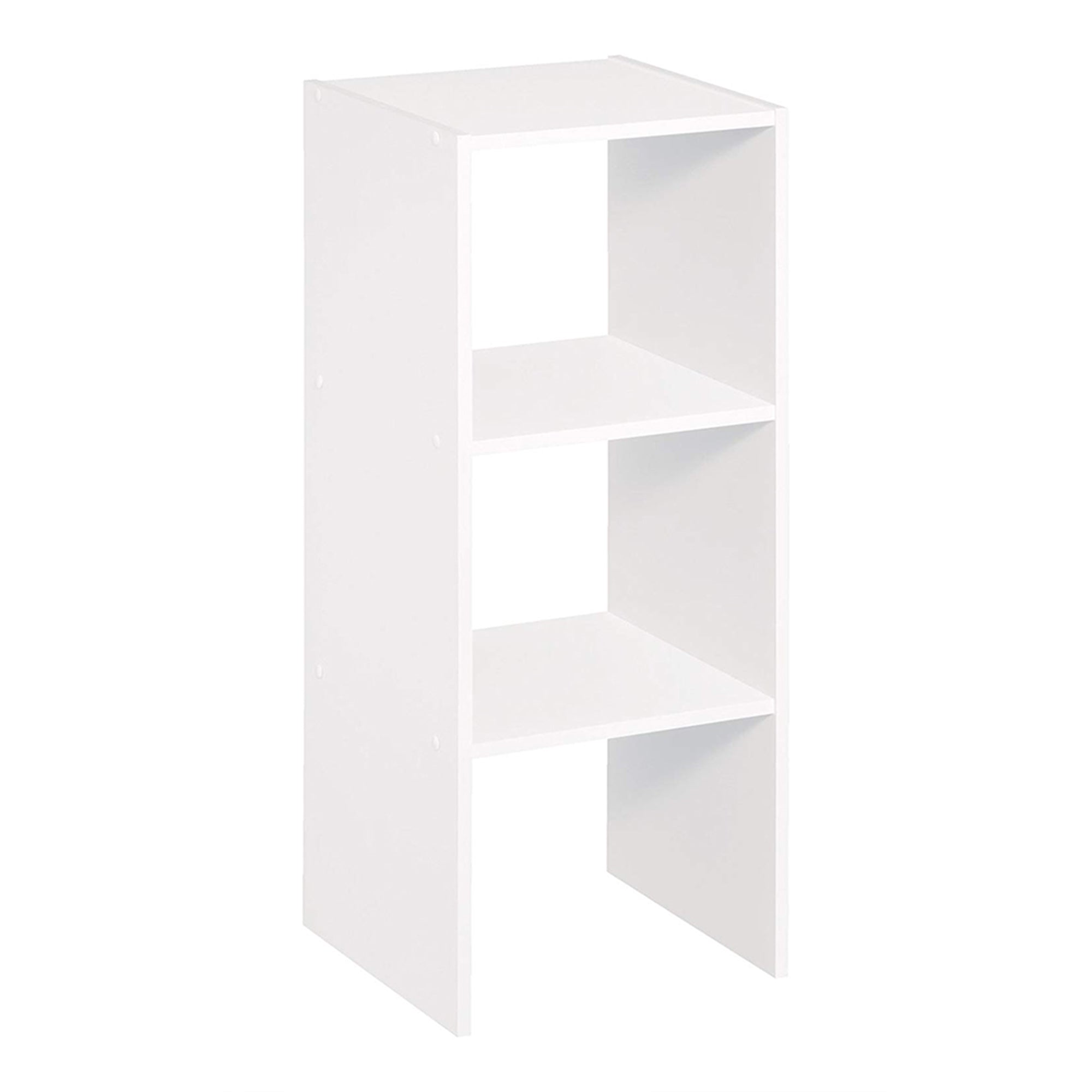ClosetMaid Decorative Home Stackable 2-Cube Organizer Storage, White (4 Pack)