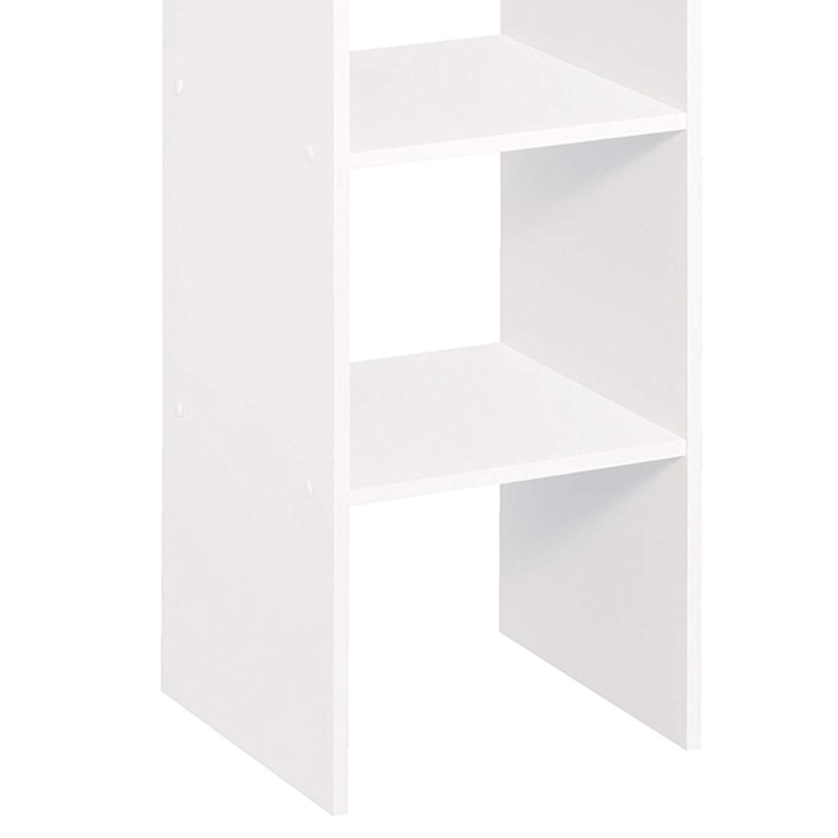 ClosetMaid Decorative Home Stackable 2-Cube Organizer Storage, White (4 Pack)