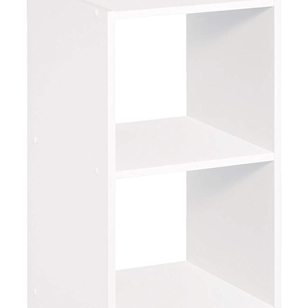 ClosetMaid Decorative Home Stackable 2-Cube Organizer Storage, White (4 Pack)