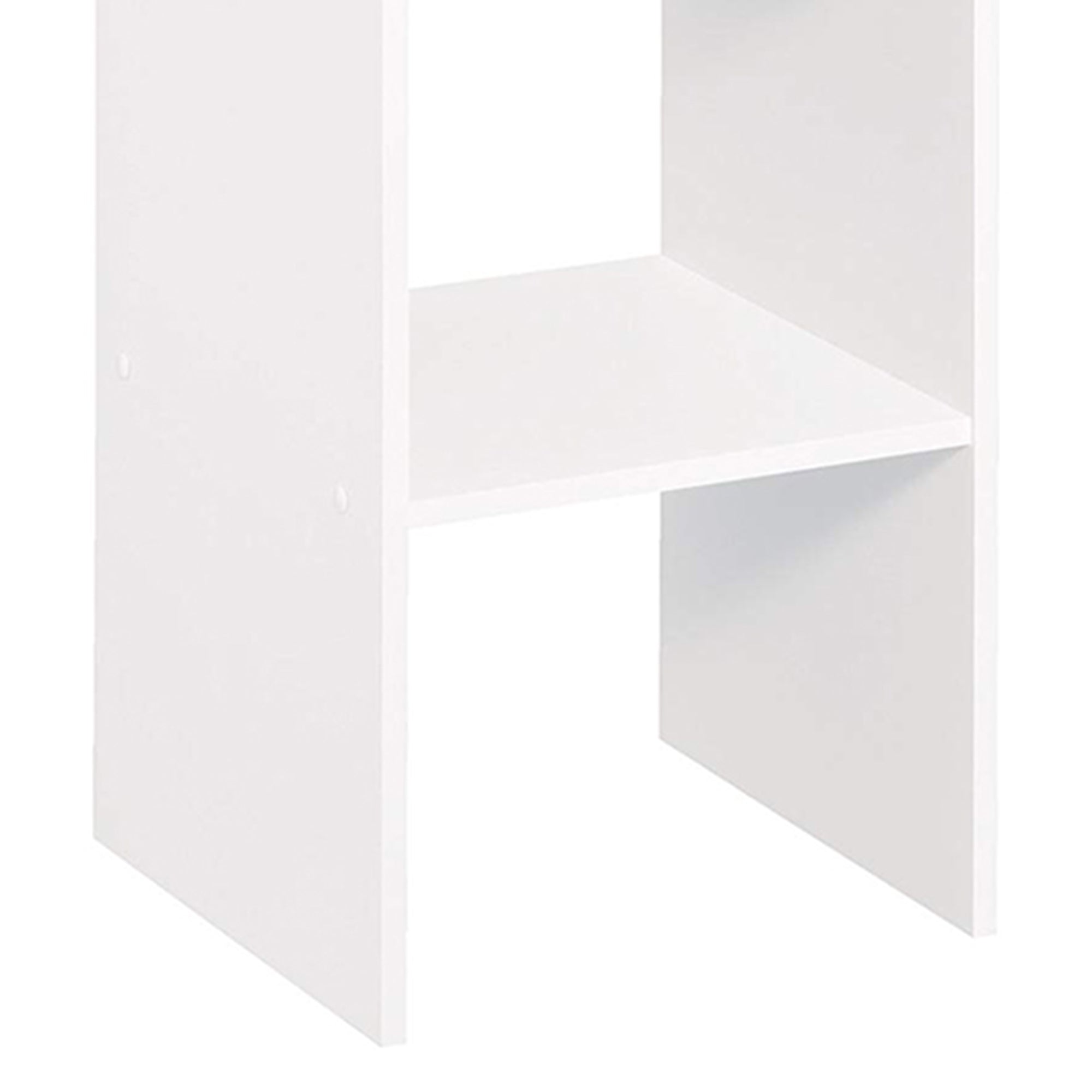 ClosetMaid Decorative Home Stackable 2-Cube Organizer Storage, White (4 Pack)