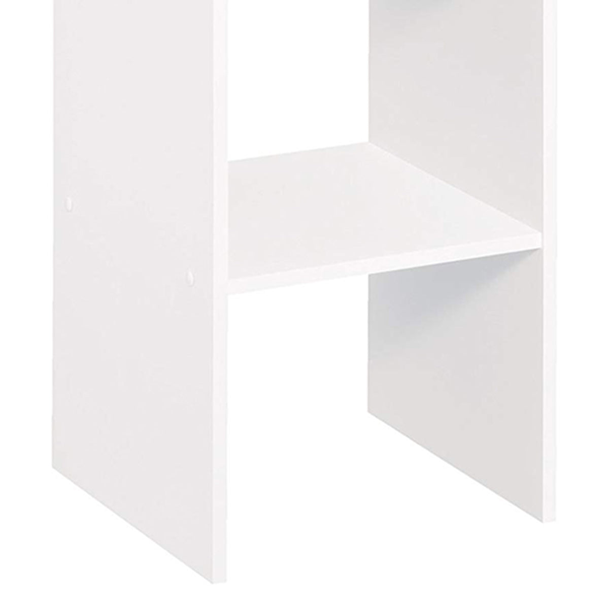 ClosetMaid Decorative Home Stackable 2-Cube Organizer Storage, White (4 Pack)
