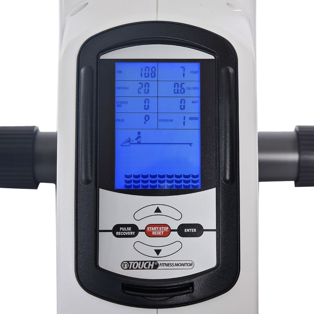 Stamina Products Avari 12 Program Cardio Exercise Monitor Magnetic Rower Machine - VMInnovations