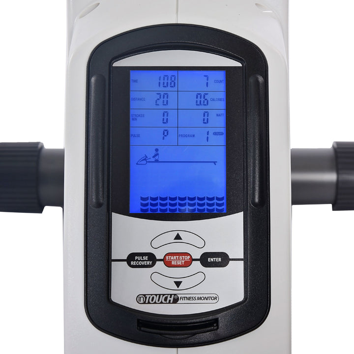 Stamina Products Avari 12 Program Cardio Exercise Monitor Magnetic Rower Machine - VMInnovations