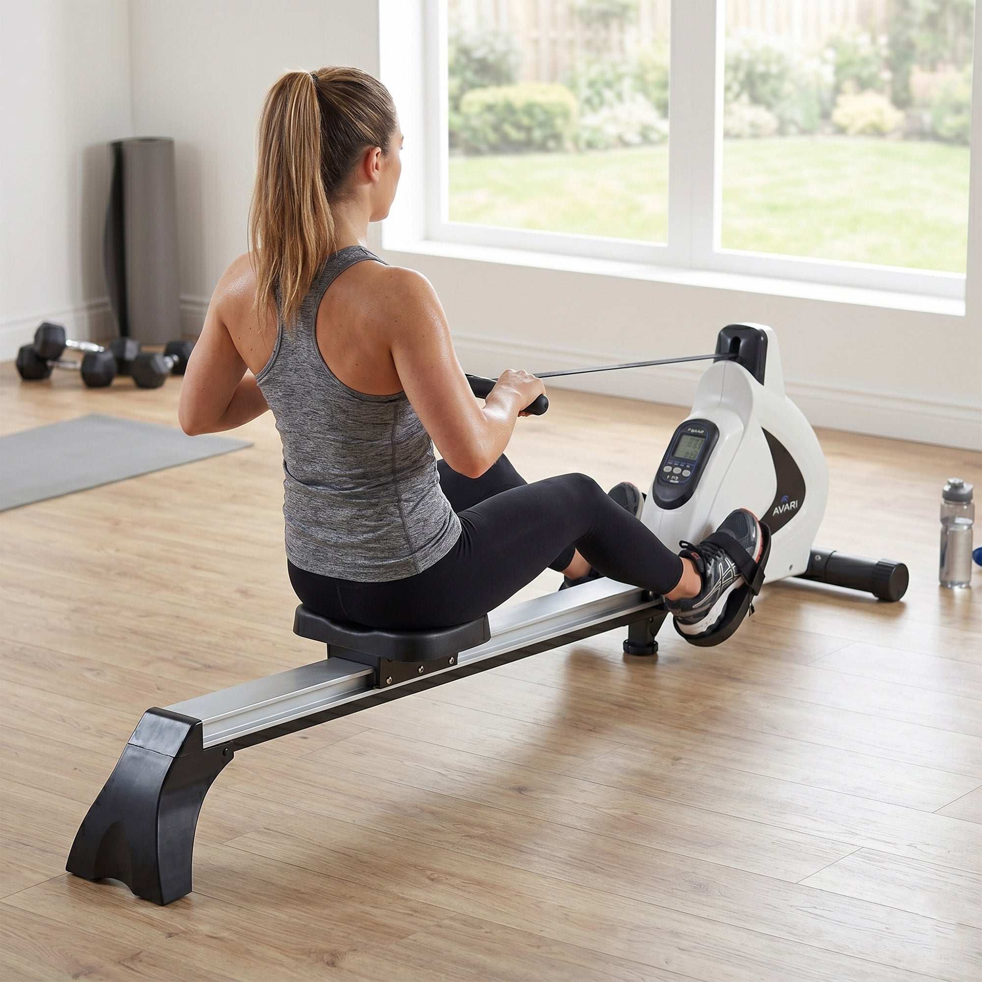Stamina Products12 Program Cardio Exercise Monitor Magnetic Rower (Open Box) - VMInnovations