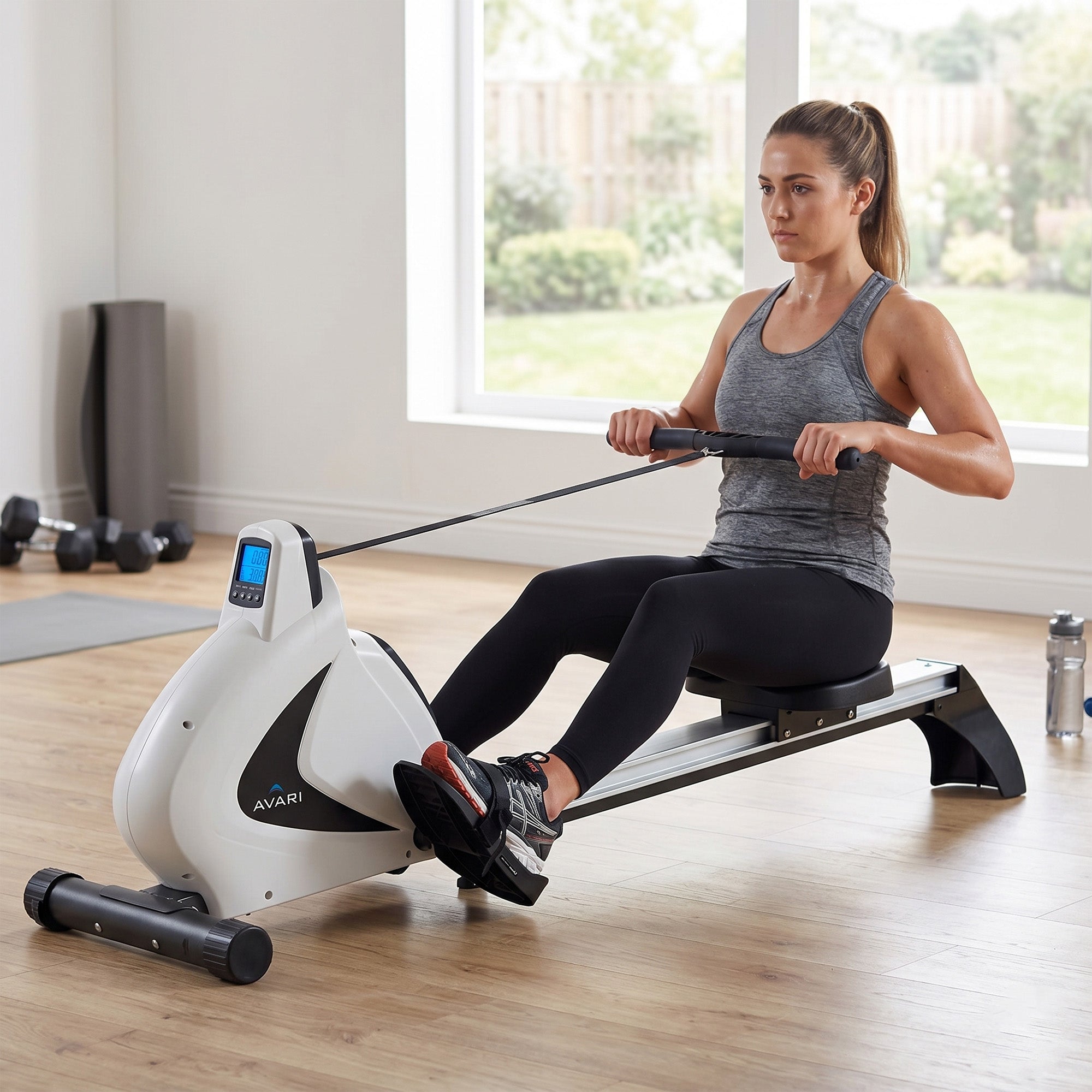 Stamina Products12 Program Cardio Exercise Monitor Magnetic Rower (Open Box) - VMInnovations