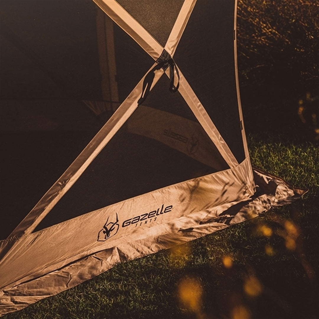 Gazelle Pop Up 8 Person Camping Gazebo Day Tent w/ Mesh Windows (For Parts) - VMInnovations