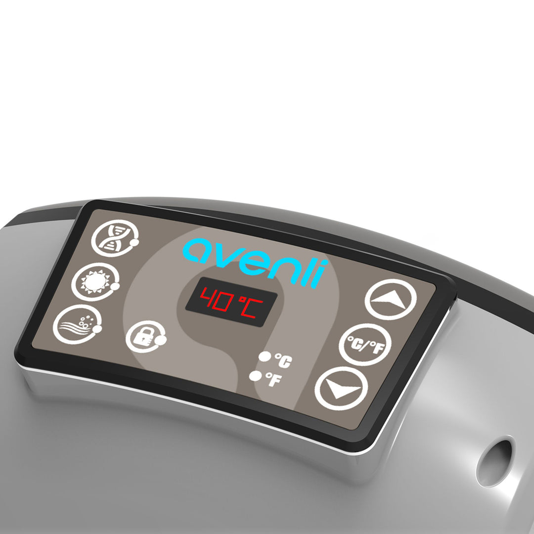 JLeisure Aegean 1,200 Liter 65 inch 6 Person Rigid Foam Wall Hot Tub Spa, Black - VMInnovations