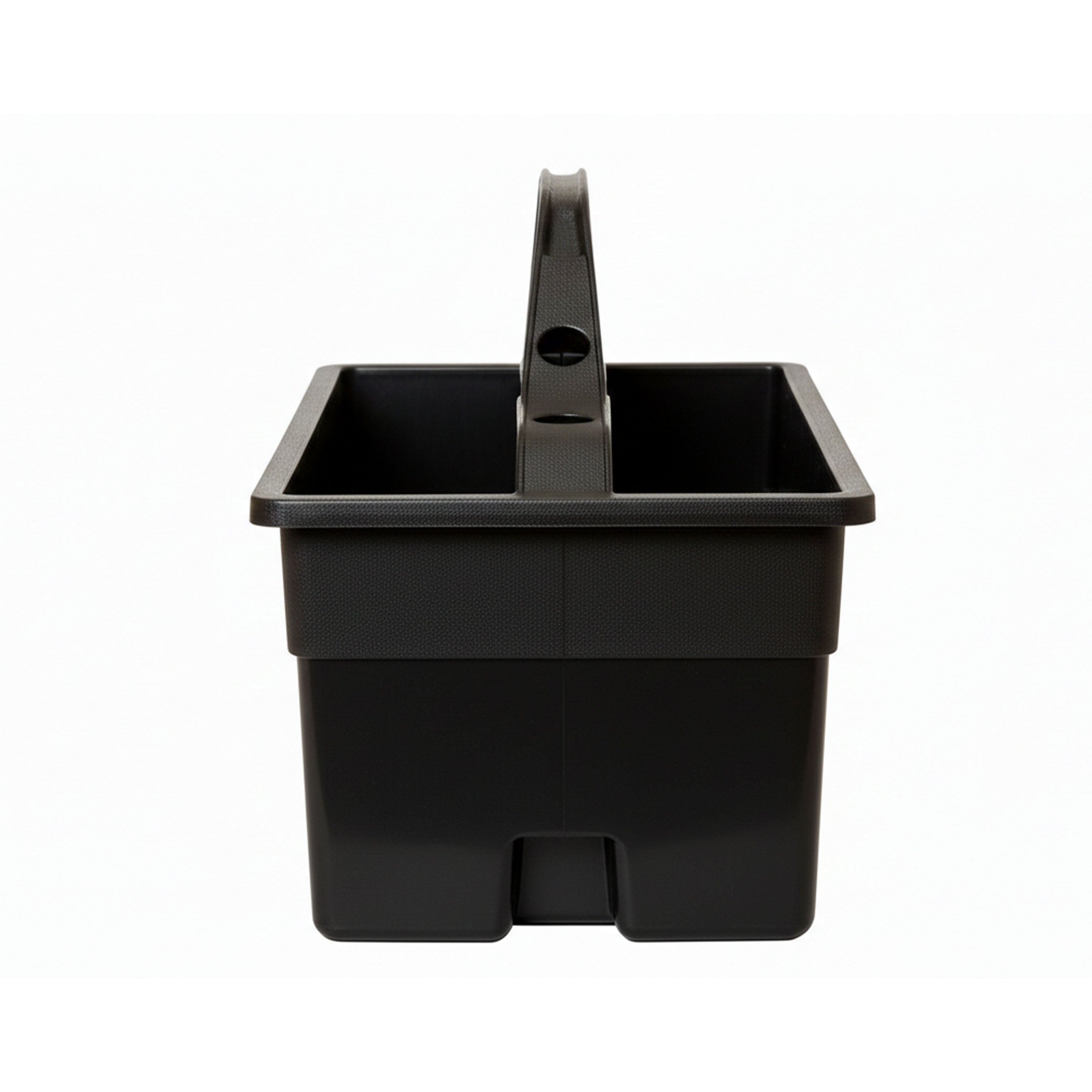 Little Giant DuraTote Tote Box Storage Organizer with Carrying Handle, Black - VMInnovations