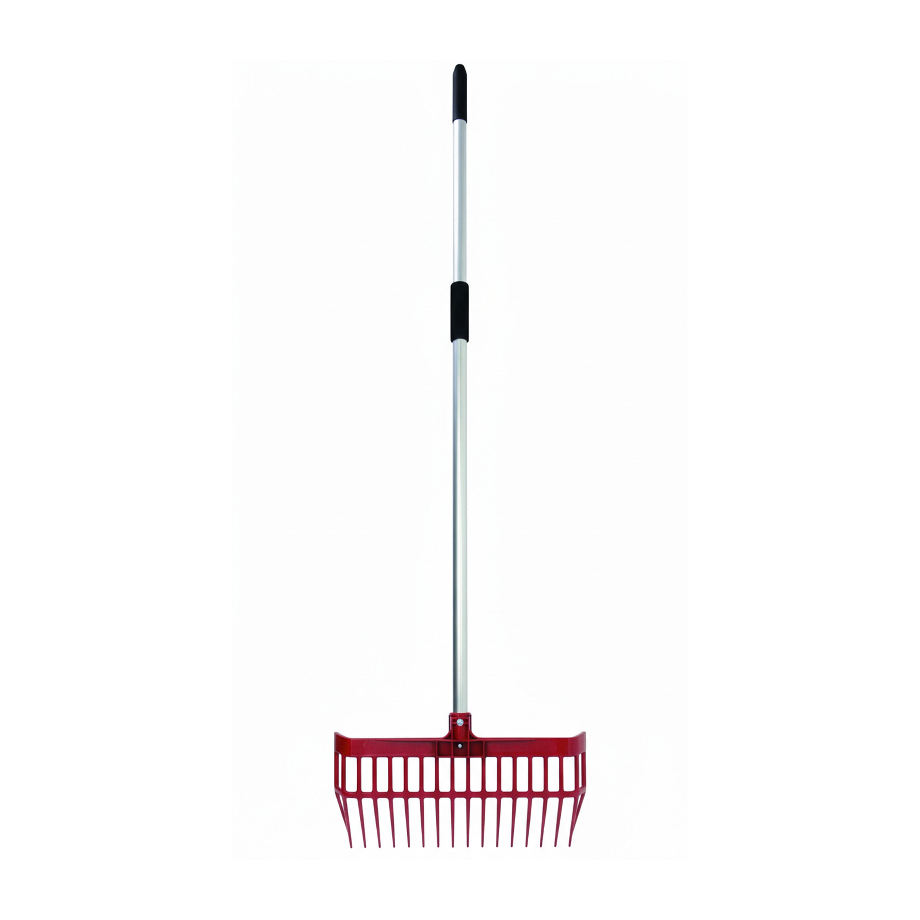 Little Giant DuraFork Polycarbonate Pre Bent Pitchfork with Angled Tines, Red - VMInnovations