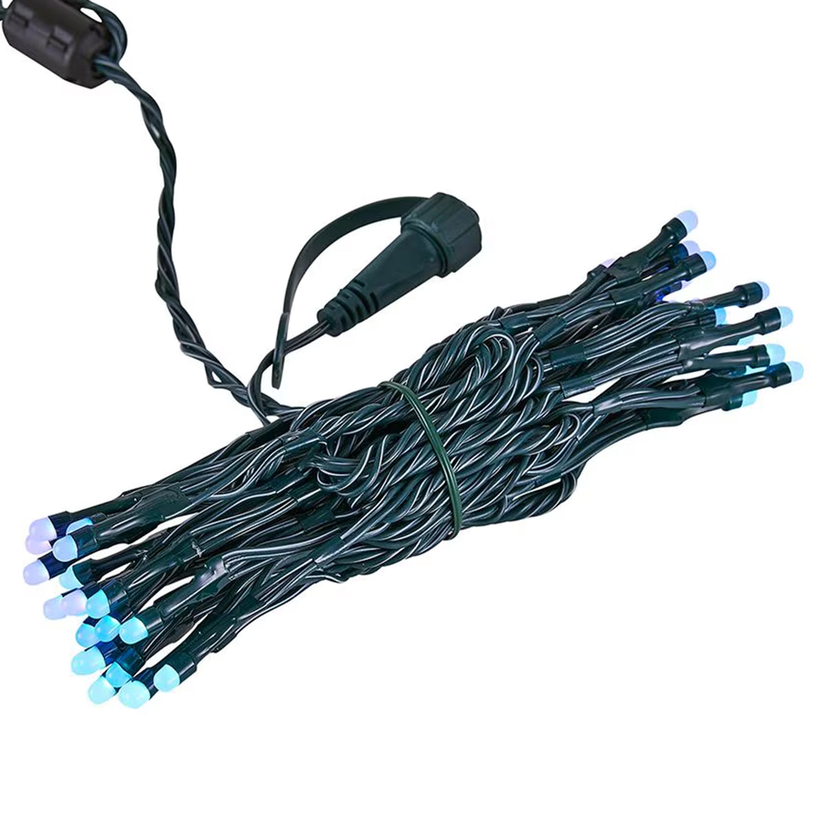 Home Heritage 6.5 Ft RGB LED Indoor/Outdoor String Lights, 40 Count(Used)