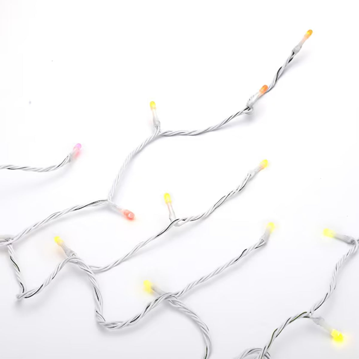 Home Heritage Lumations 7 Ft RGB LED Indoor/Outdoor String Lights, 50 Count