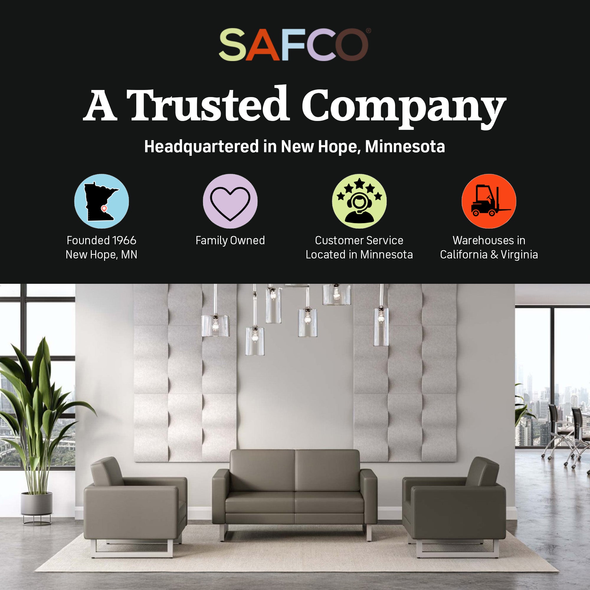 Safco Canmeleon Outdoor and Indoor Recessed Panel Trash Can, 38 Gal (Used)