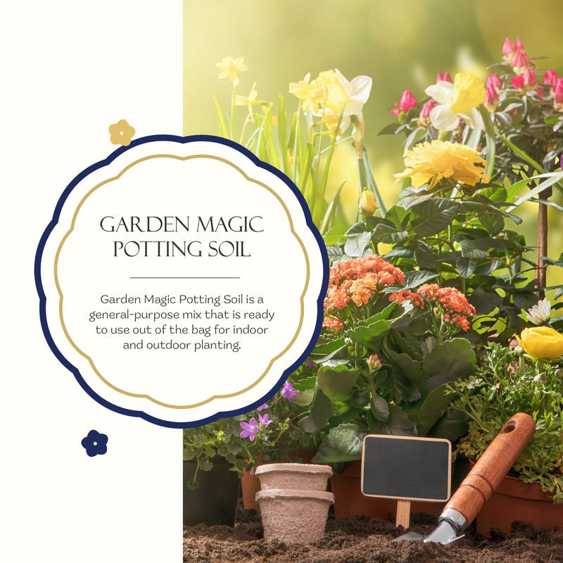 Michigan Peat 5720 Garden Magic Potting Soil Mix, 20 Pound Bag (4 Pack)