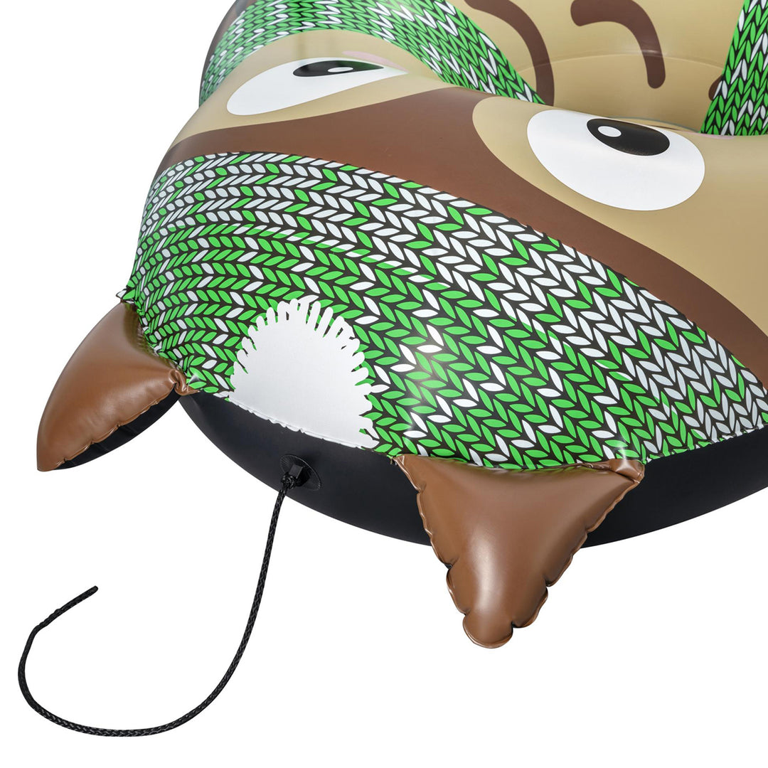 H2OGO! Snow 50 x 48" Oakley the Owl 1 Person Inflatable Winter Snow Tube Sled - VMInnovations