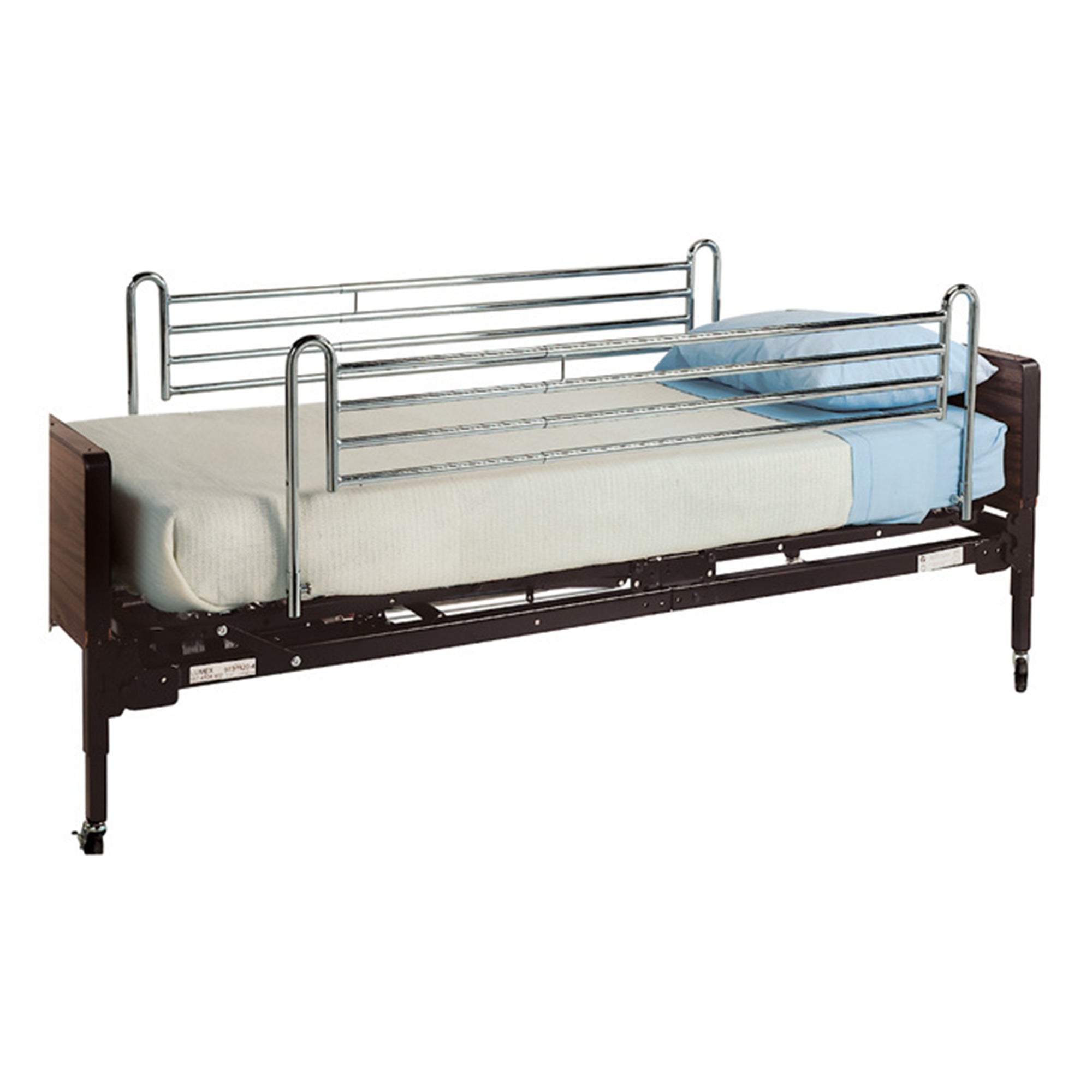Graham-Field Universal Telescoping Spring Loaded Rail for Full Side Bed, Silver - VMInnovations