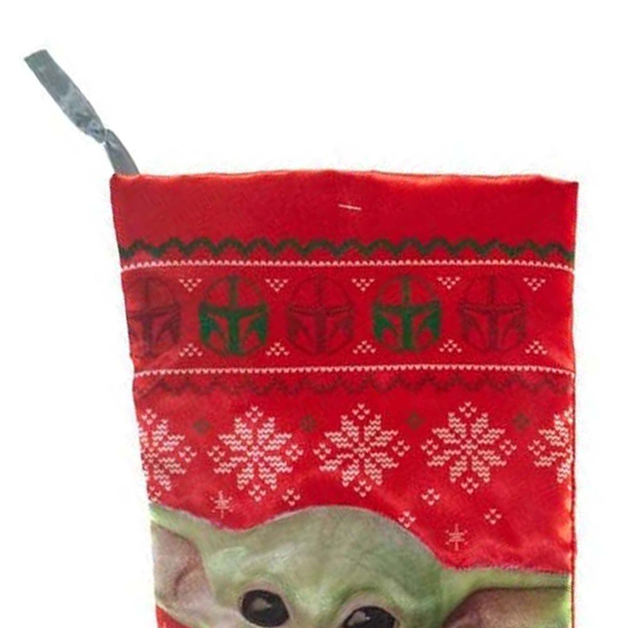 Kurt Adler SW7206 Star Wars Mandalorian Baby Yoda Christmas Holiday Stocking