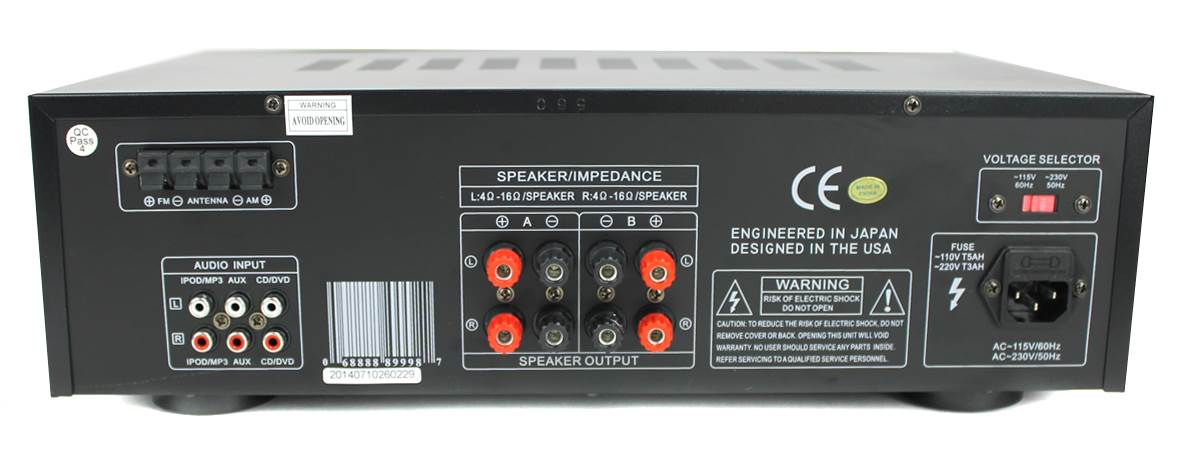 PYLE PRO PT260A 200W Home Digital AM FM Stereo Receiver Theater Audio (Used) - VMInnovations