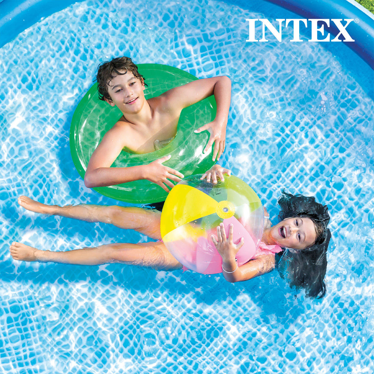 Intex 28121EH 10ft x 30in Easy Set Inflatable Kid Swimming Pool with Filter Pump
