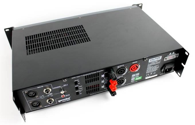 NEW! GEMINI XGA-2000 2000 Watt 2 CH Power Amplifier Professional DJ Stereo Amp