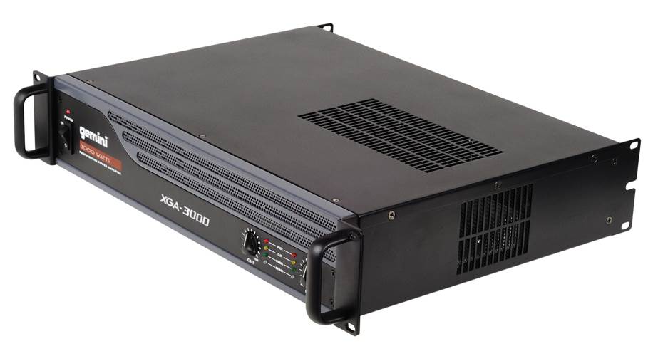 GEMINI XGA-3000 3000W Power Amplifier DJ Stereo Amp