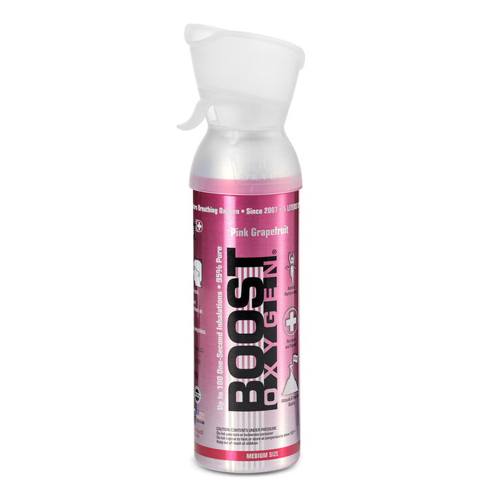 Boost Oxygen Natural Portable 5 Liter Pure Oxygen Variety Canister (4 Pack) - VMInnovations