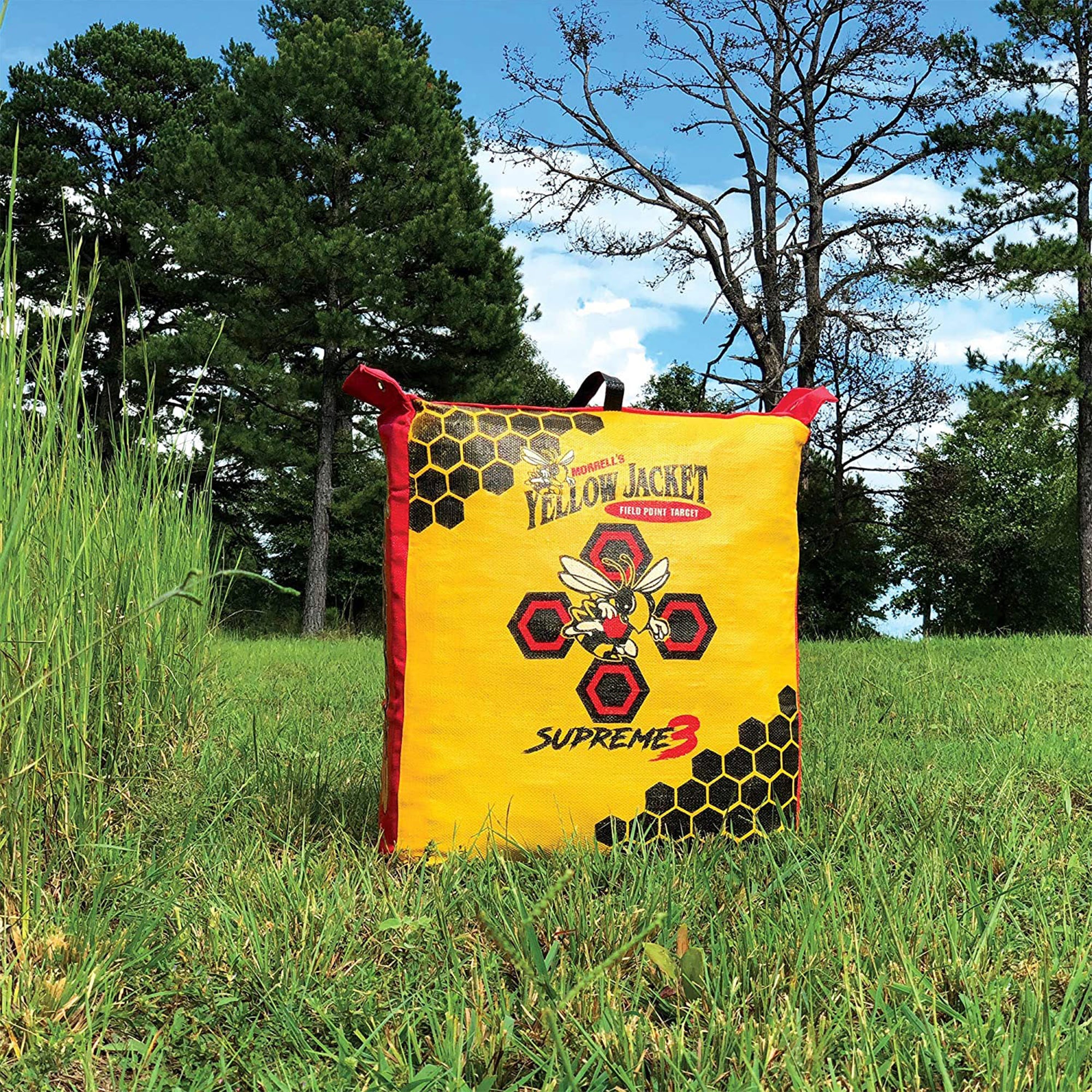 Morrell Yellow Jacket Supreme 3 28lb Adult Field Point Archery Bag Target (Used) - VMInnovations