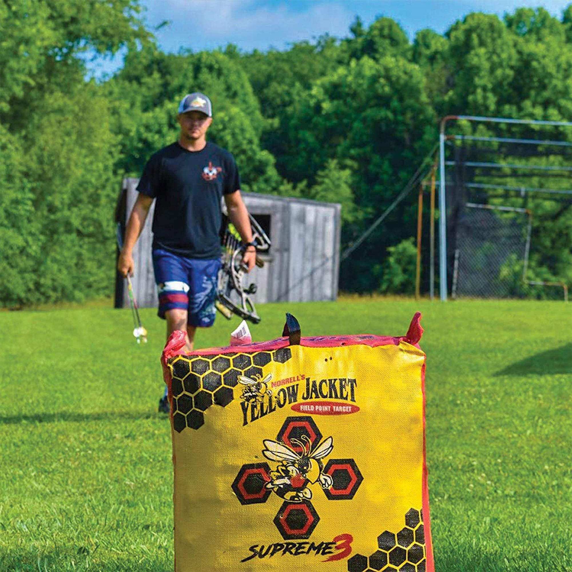 Morrell Yellow Jacket Supreme 3 28lb Adult Field Point Archery Bag Target (Used) - VMInnovations