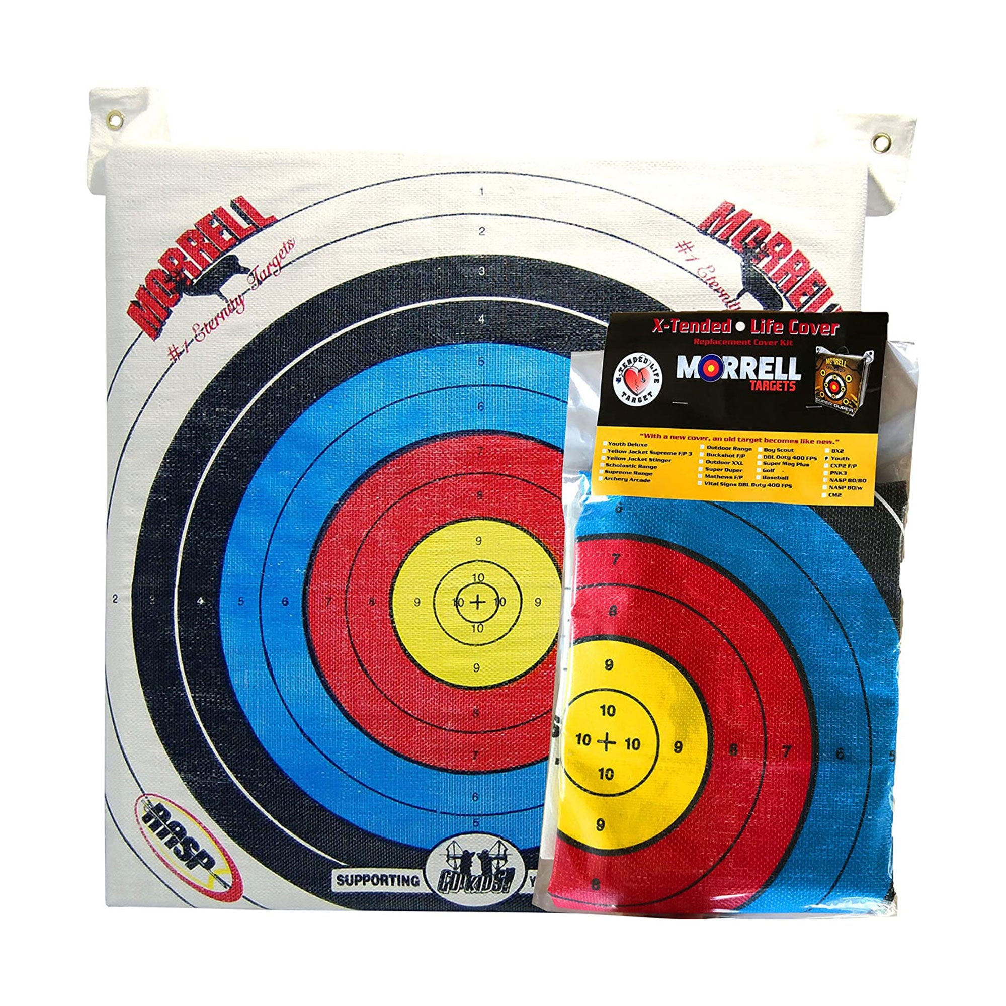 Morrell Lightweight Youth Range Archery Bag Target Replacement Cover (4 Pack)