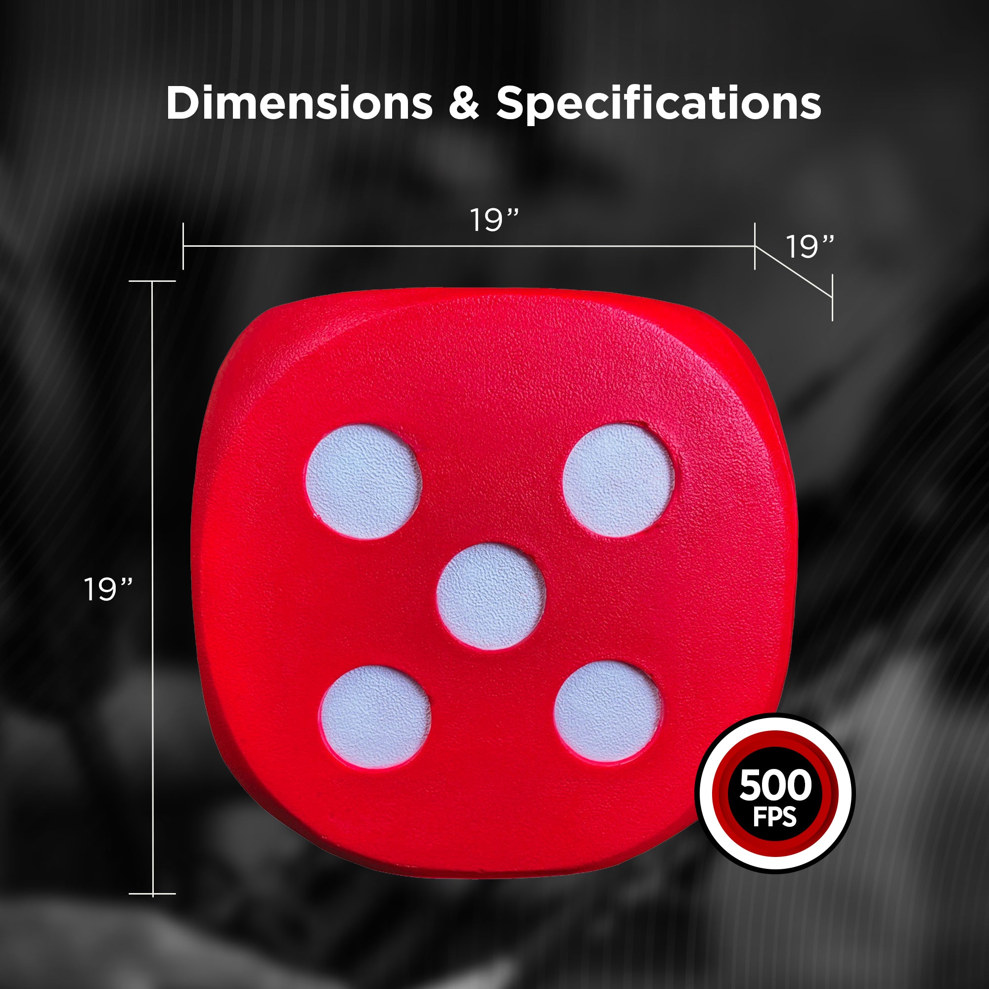 Morrell Big High Roller 17lb 6 Sided Any Tip Dice Cube Archery Target (Open Box) - VMInnovations