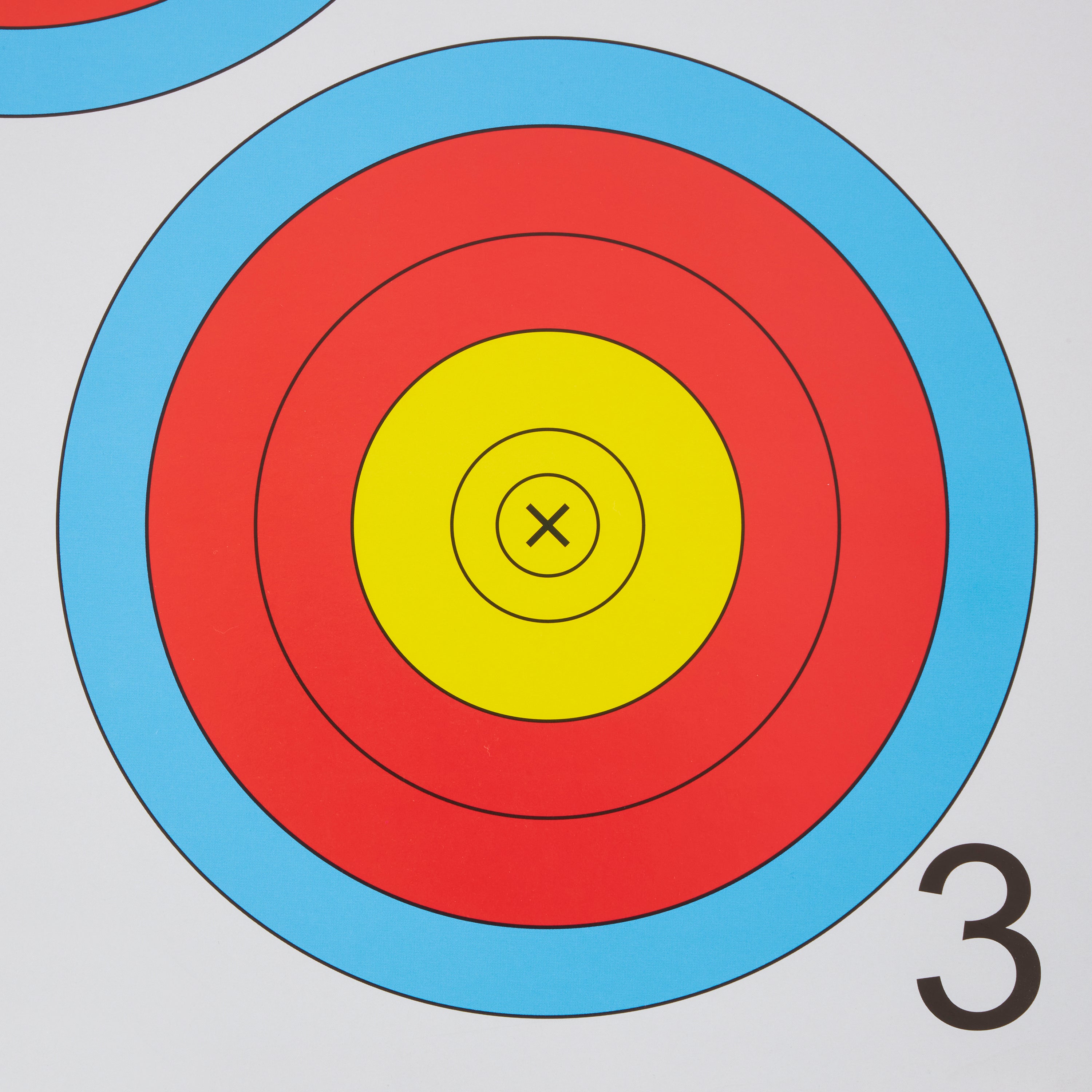 Morrell Targets Archery NFAA Official 3 Spot Paper Target Face, 100 Ct(Open Box)