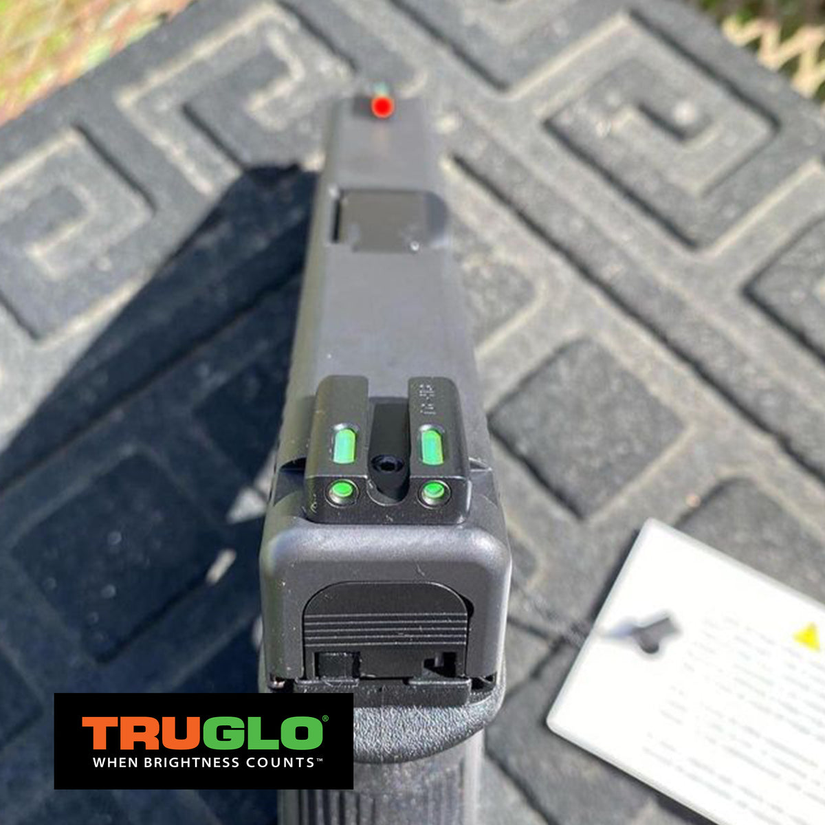 TruGlo Fiber Optic Handgun Pistol Sights, Fits S&W M&P, SD9, SD40 (Used) - VMInnovations