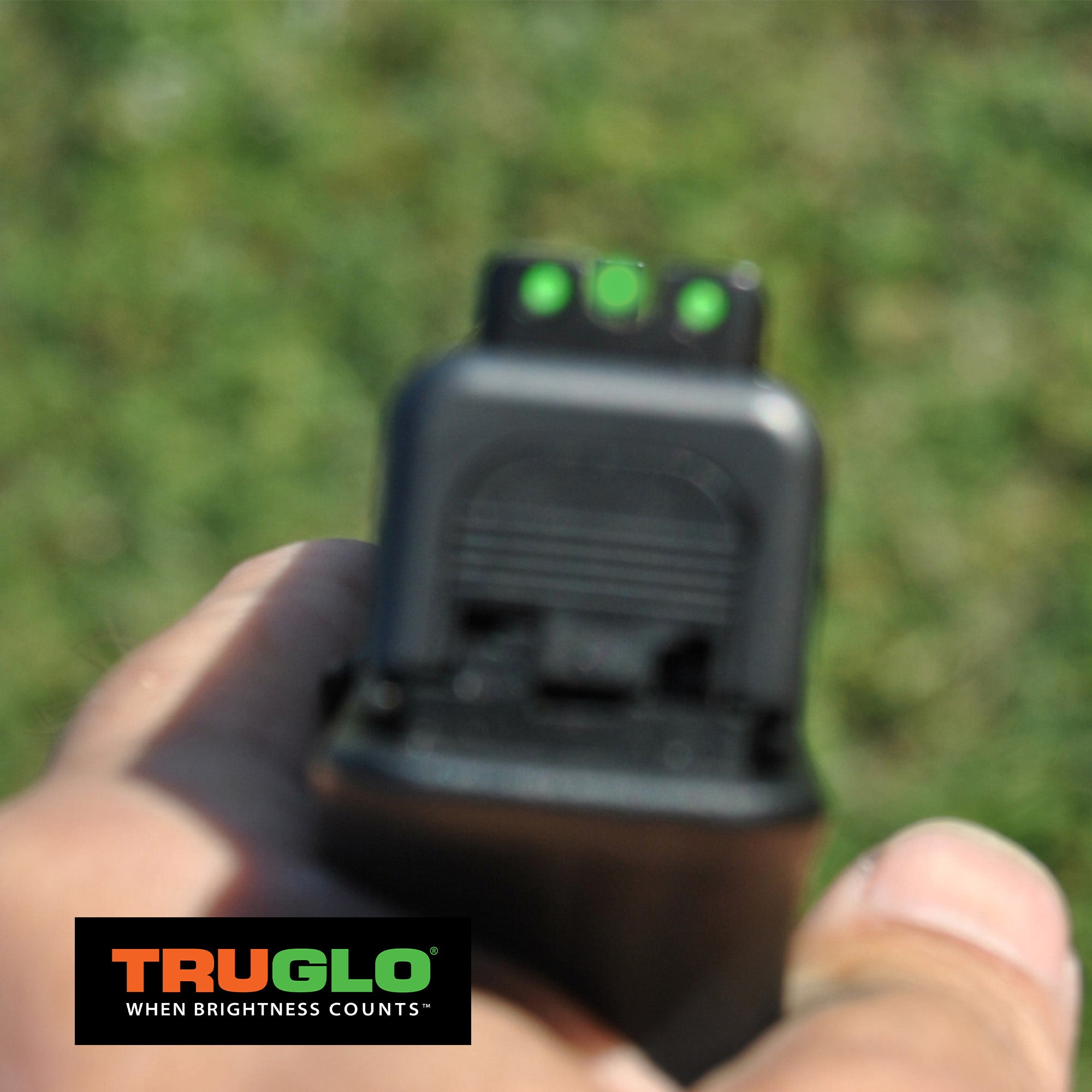 TruGlo TFO Handgun Pistol Sight, Fits S&W M&P, SD9, and SD40, Green (Open Box)