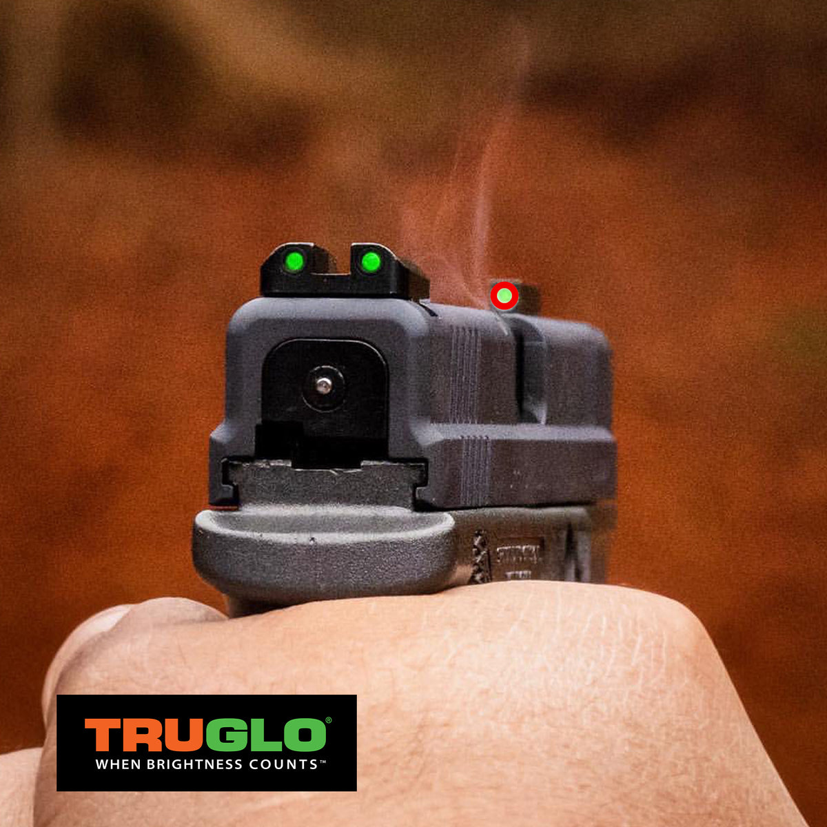 TruGlo TFK Pro Fiber Optic Tritium Handgun Pistol Sight Accessories (Open Box)